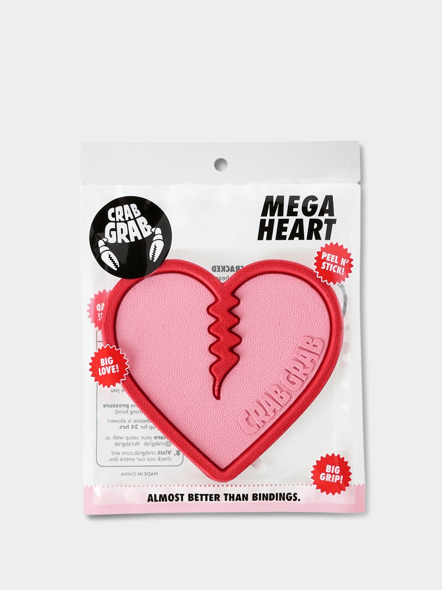 Crab Grab Mega Heart Pad (bubblegum)