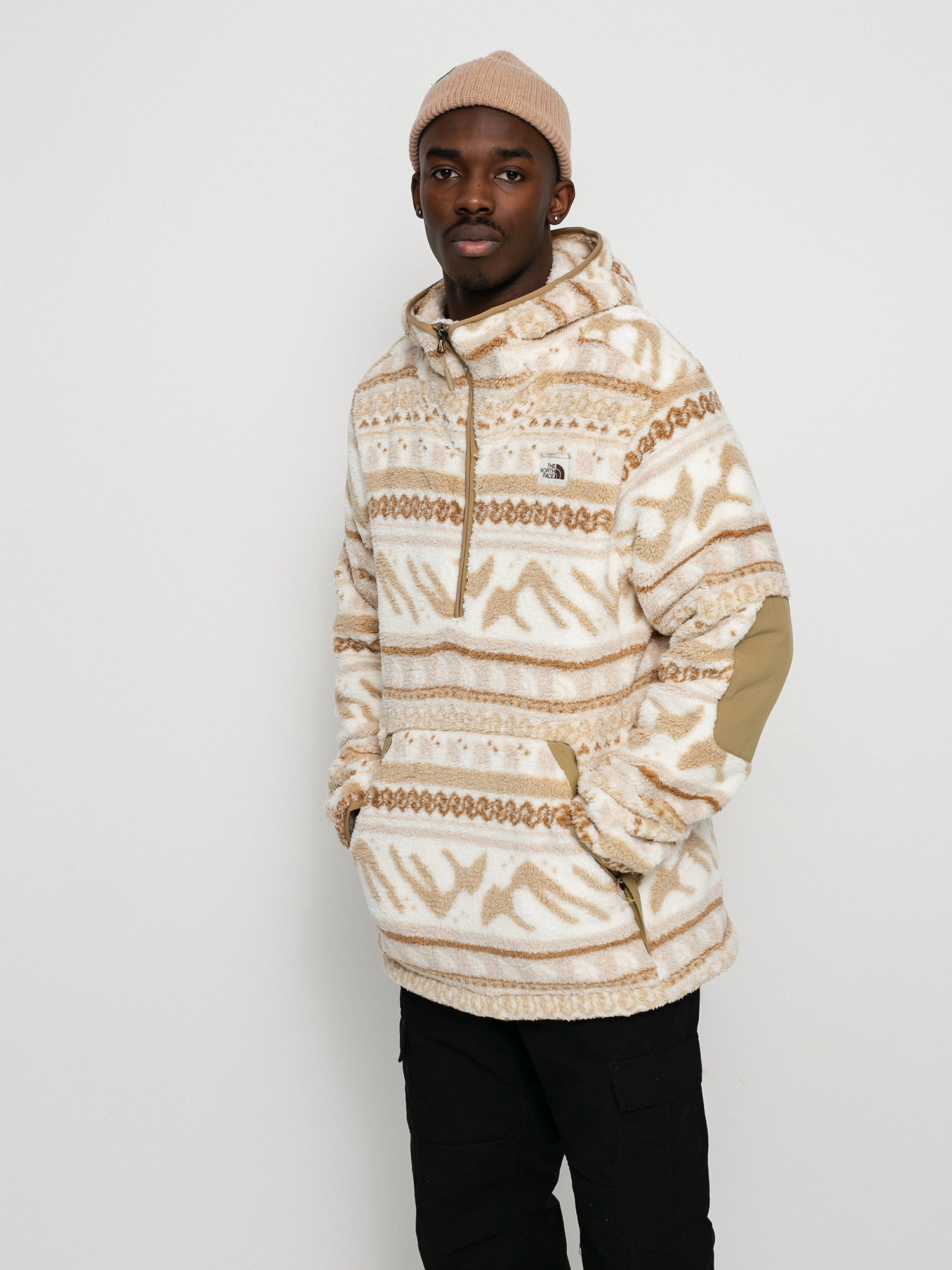 the north face print campshire fleece