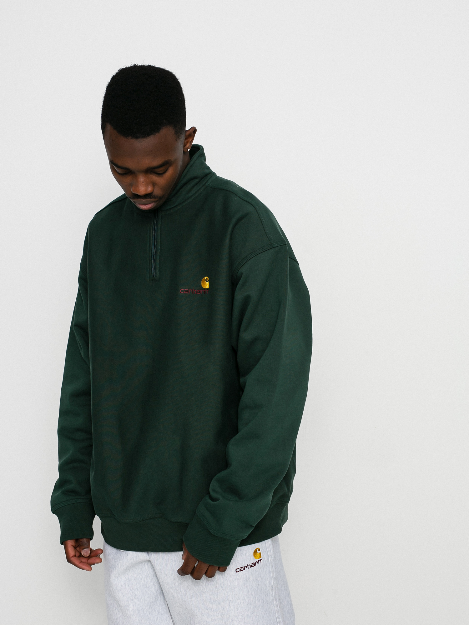 Carhartt WIP American Script Half Zip 
