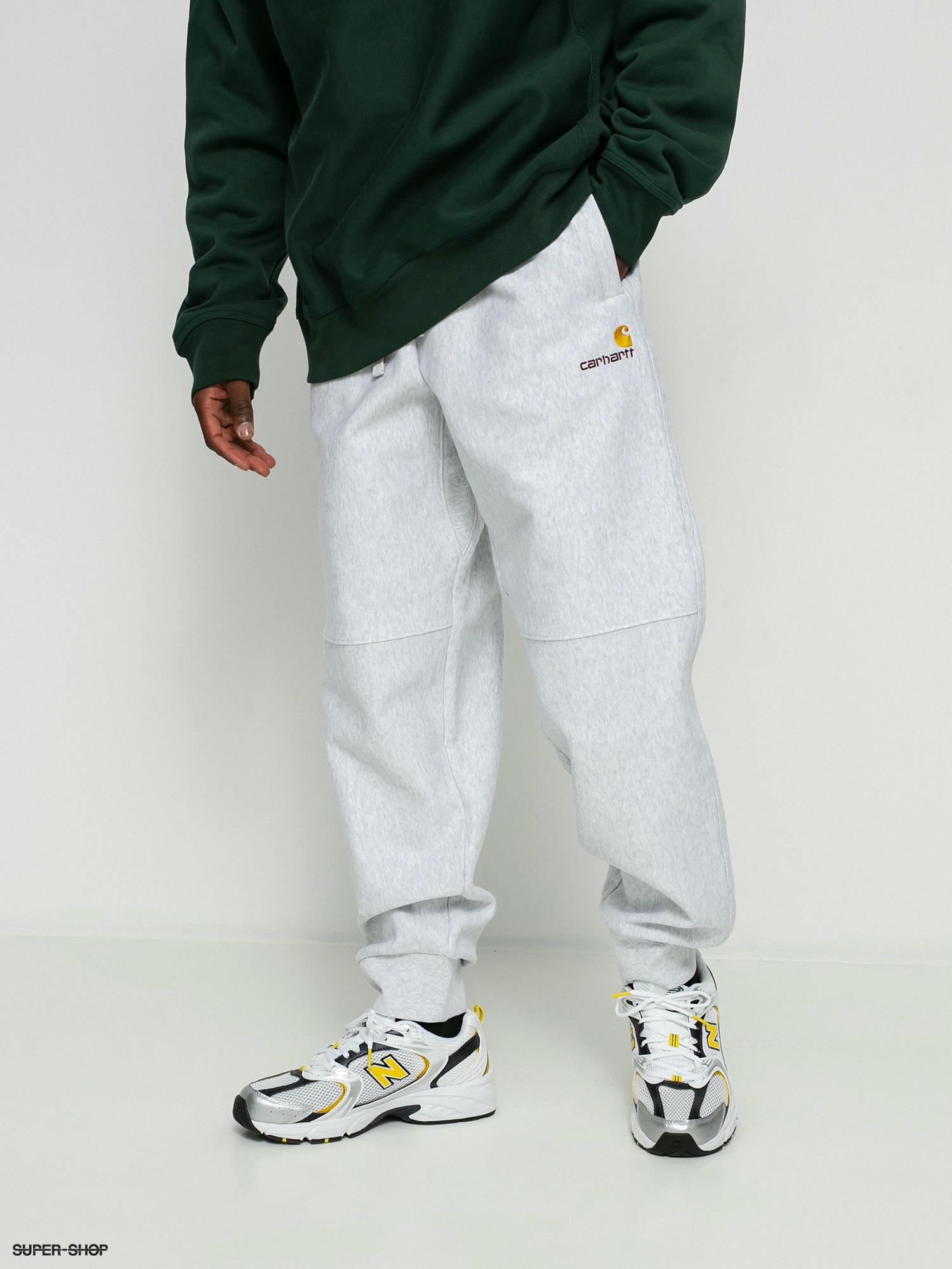 american script jogging pant carhartt