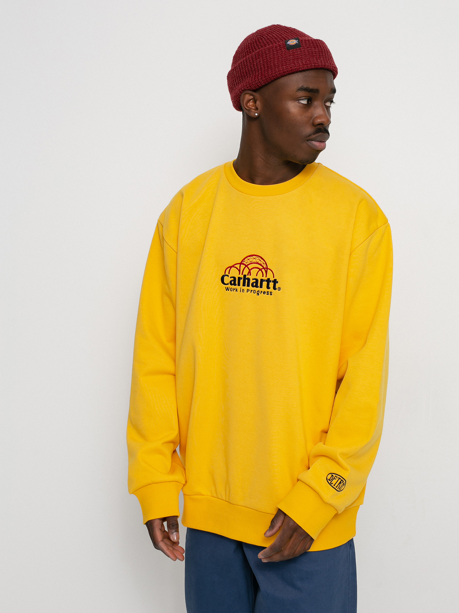 Carhartt WIP Geo Script Sweatshirt (popsicle)