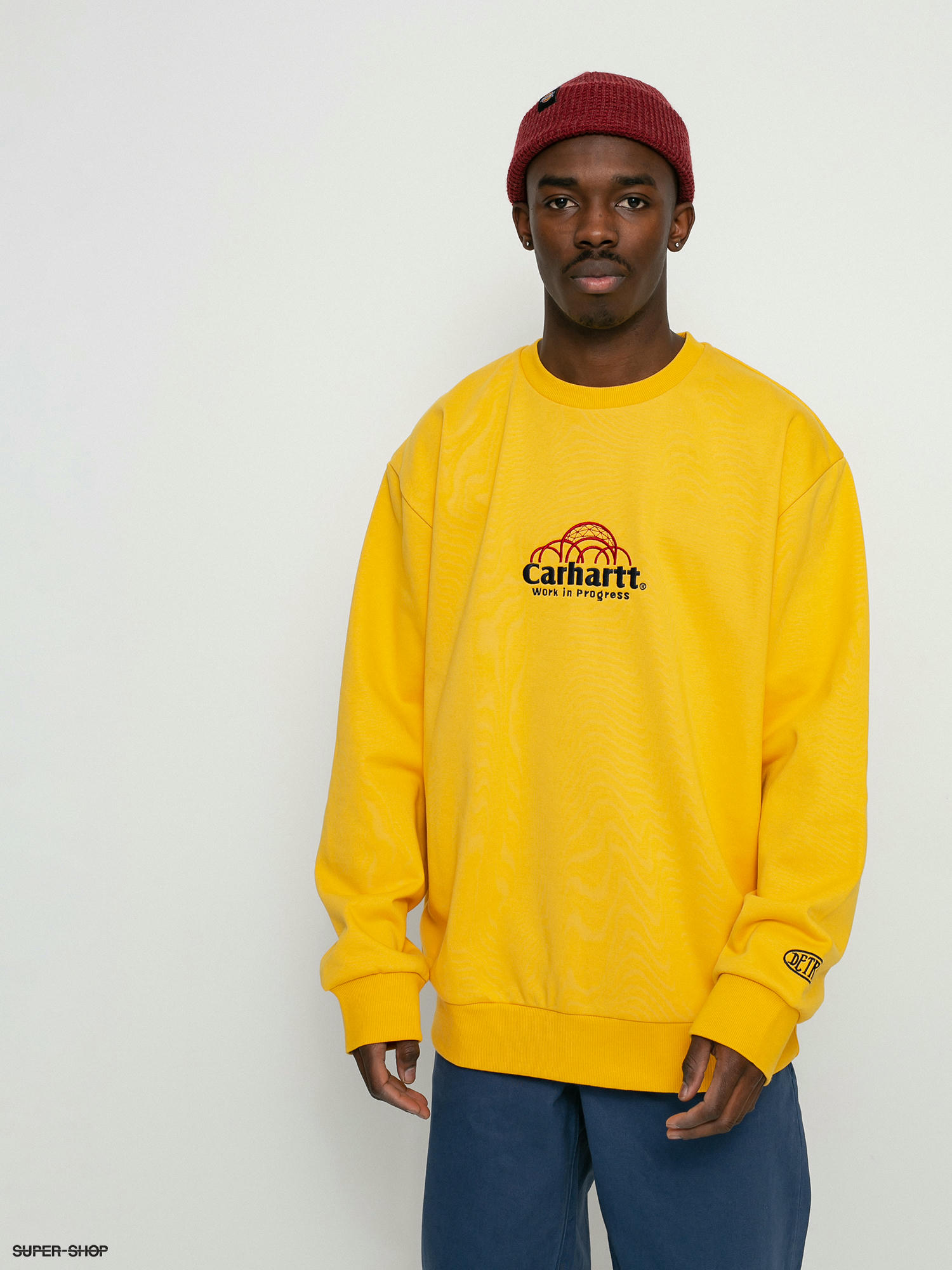 Carhartt clearance yellow sweatshirt