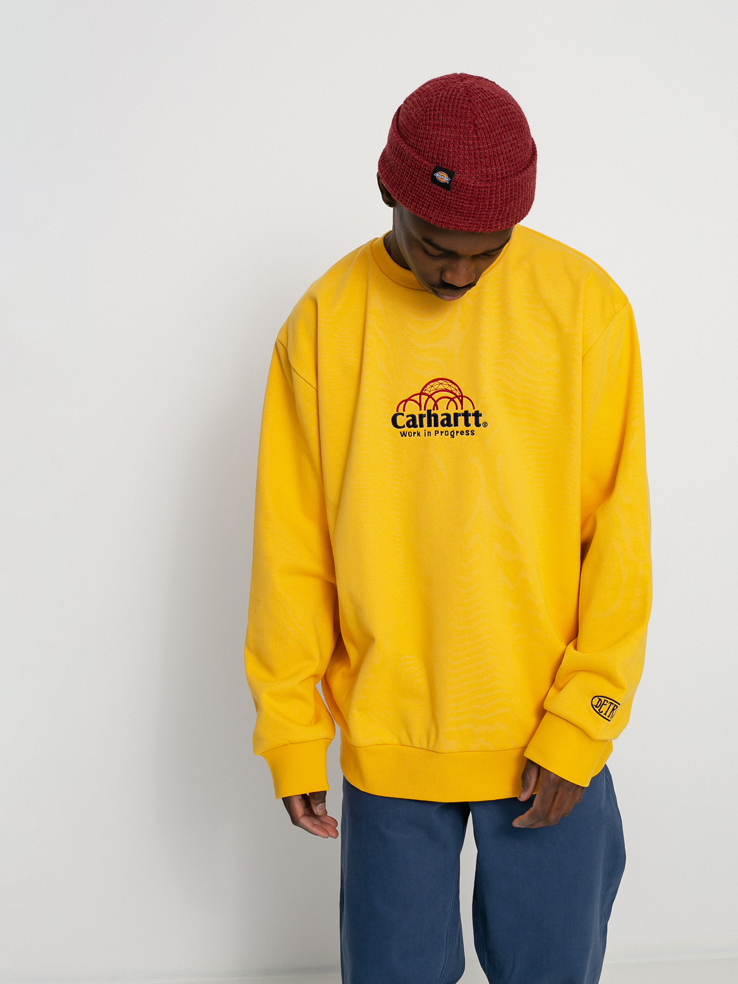 Carhartt WIP Geo Script Sweatshirt (popsicle)