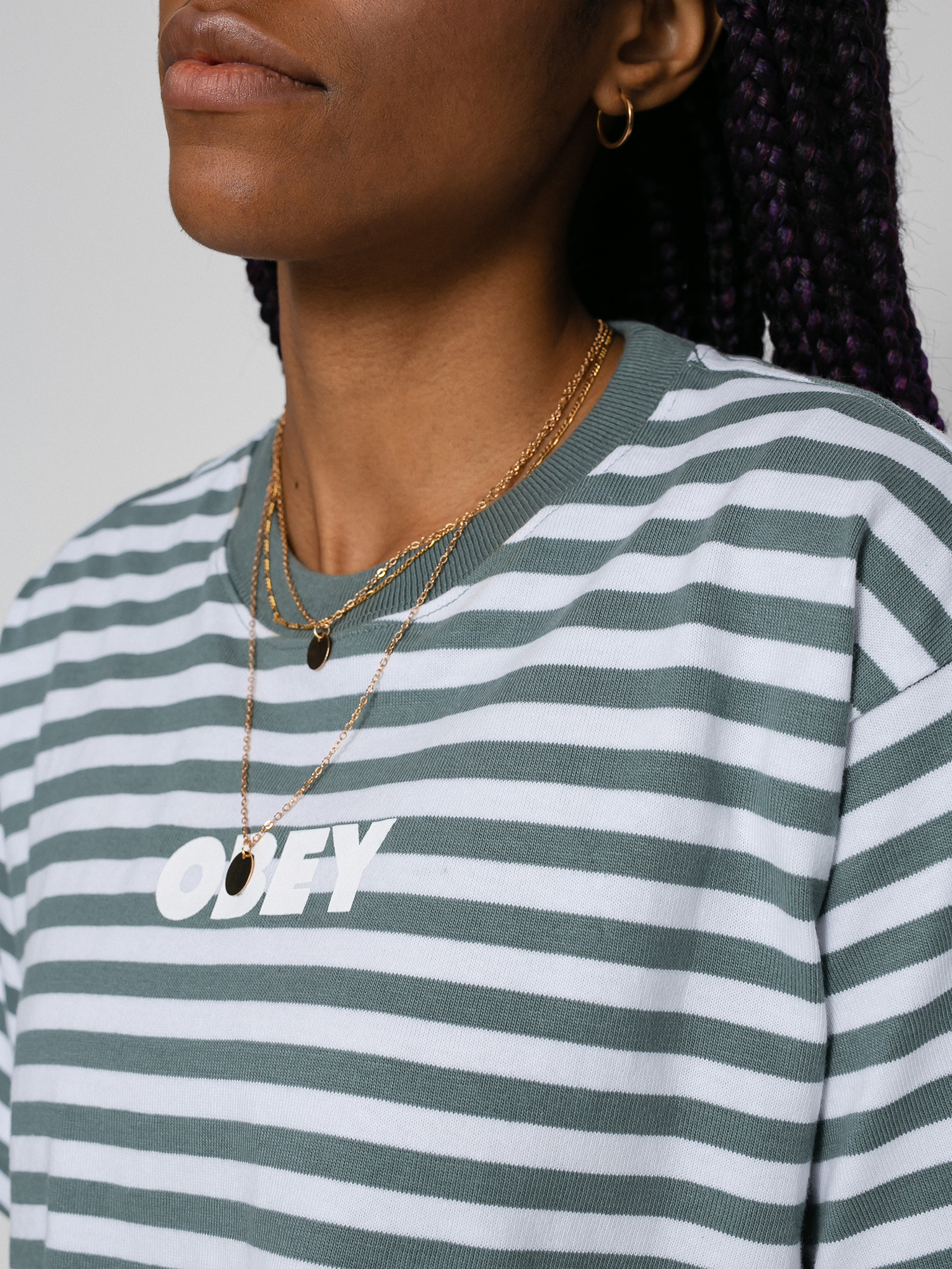 OBEY Brody T-shirt Wmn (leaf multi)