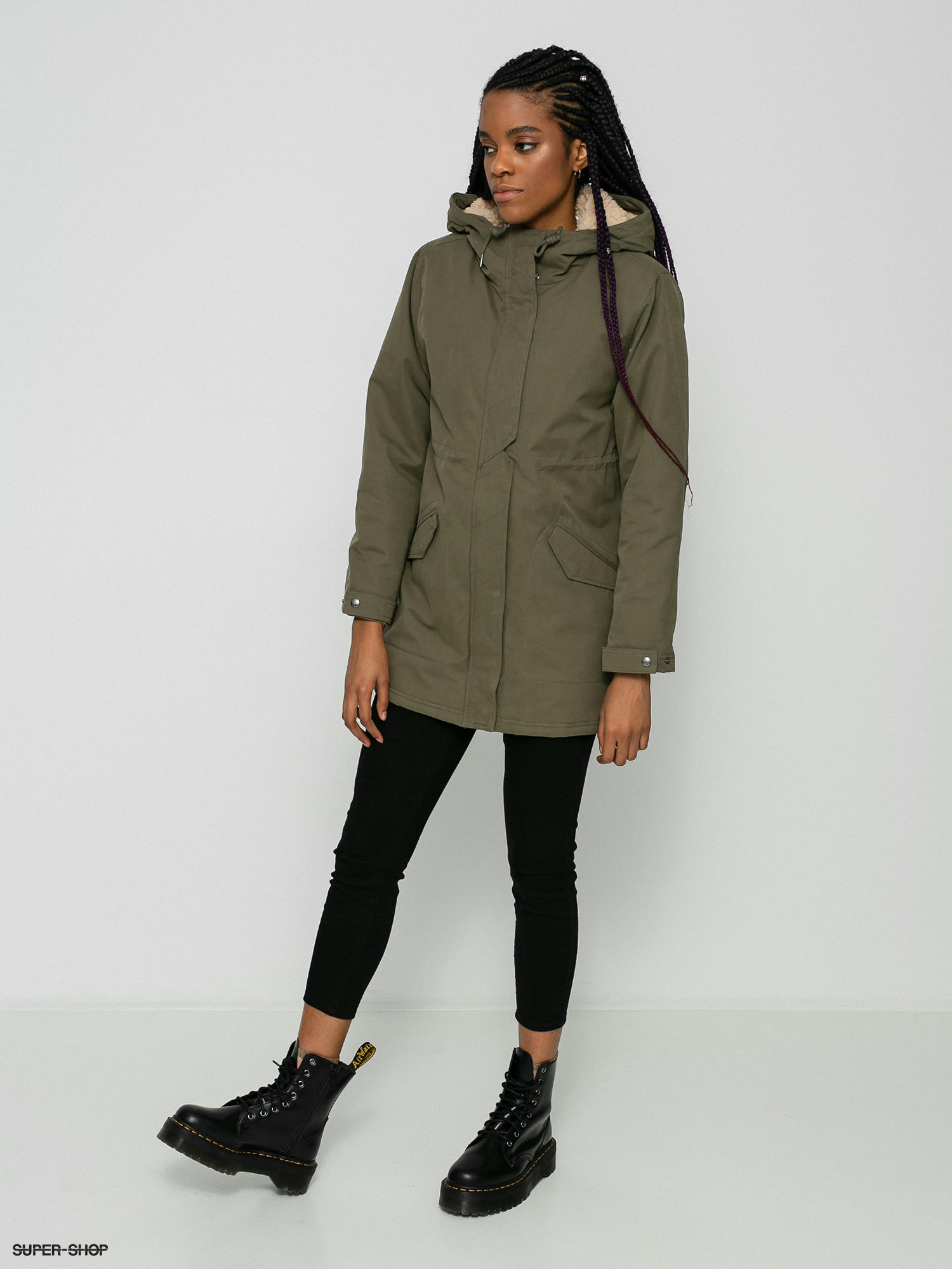 winter jacket army green