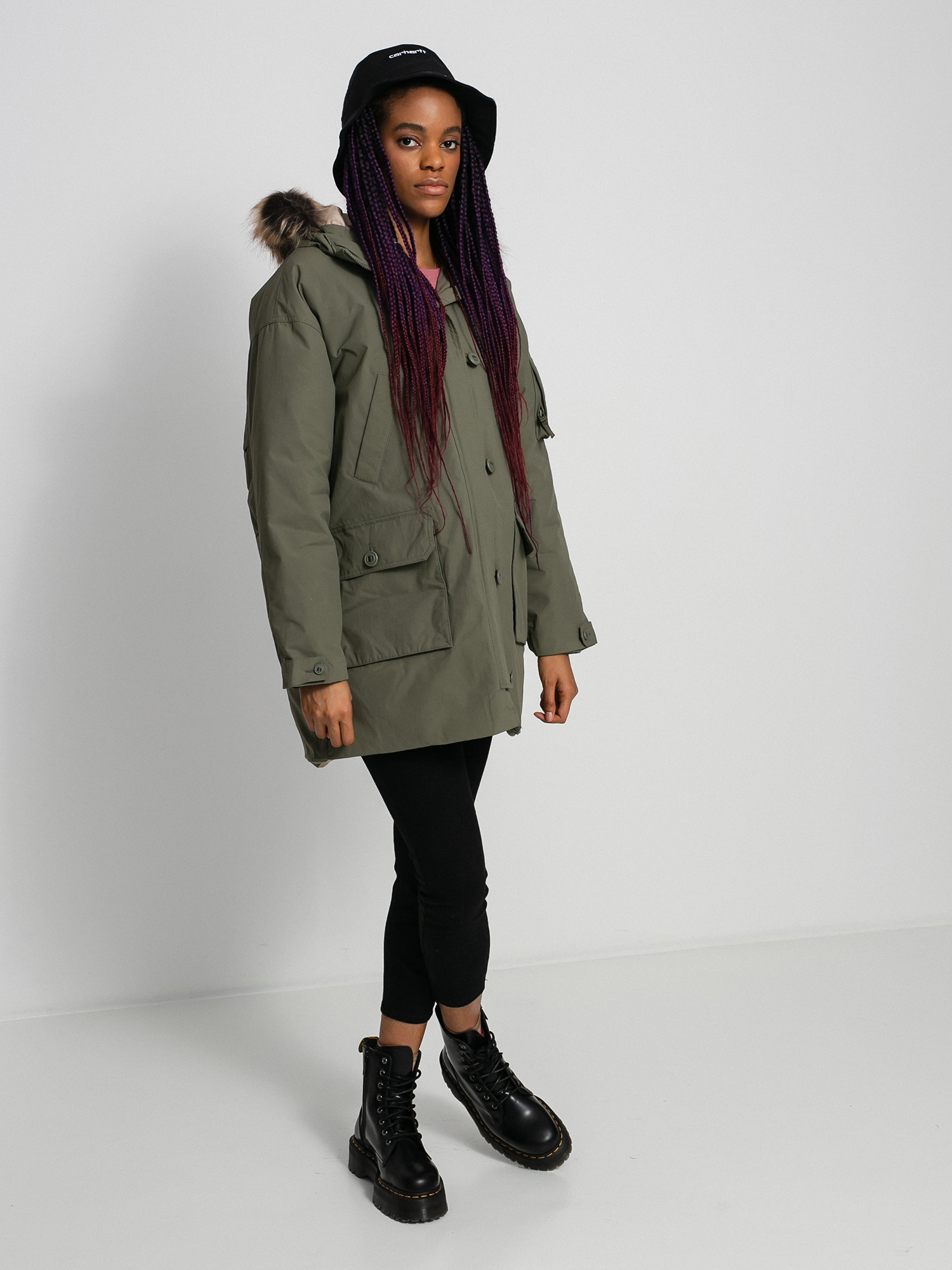 Volcom Warmer N Over 5K Parka Jacke Wmn (army green combo)