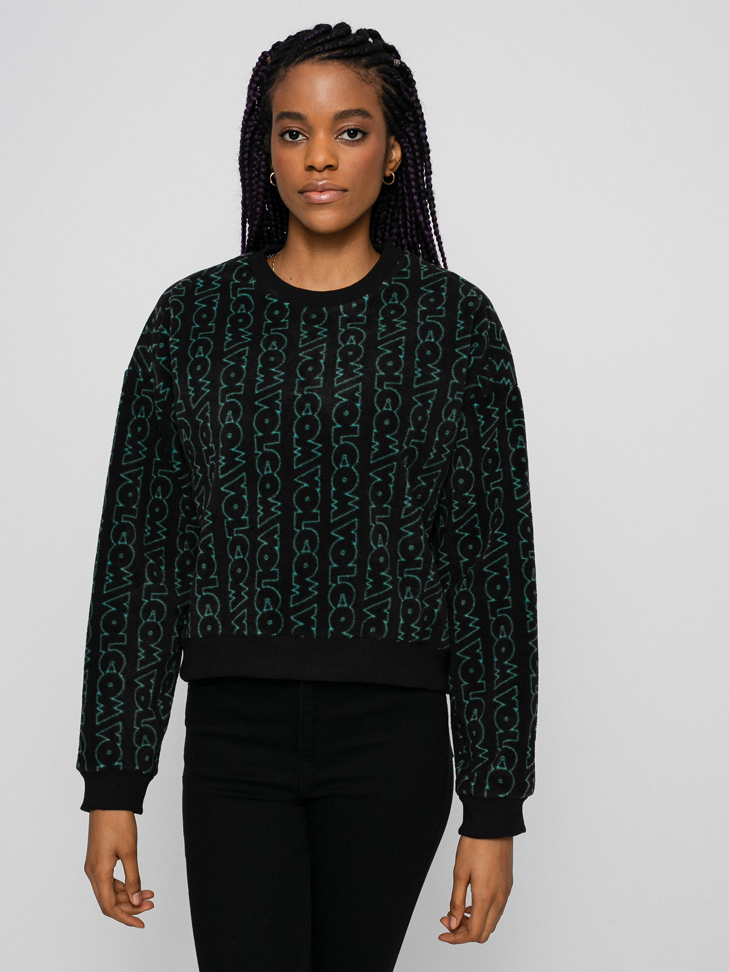 Volcom Error 76 Crew Sweatshirt Wmn (black)