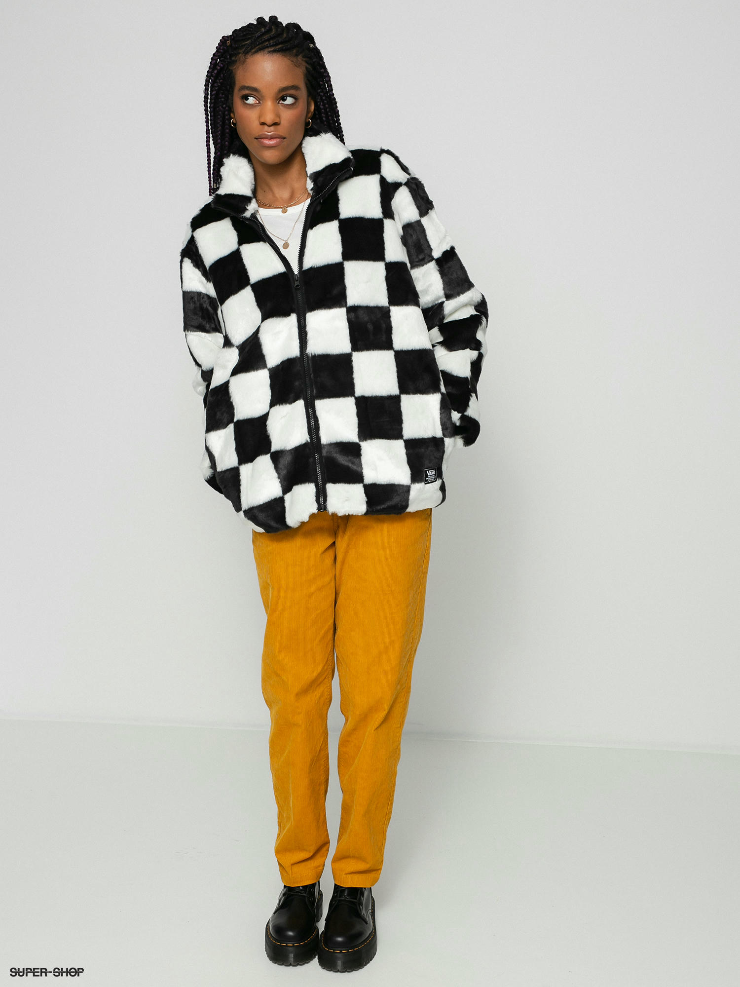 Checkerboard cheap vans jacket