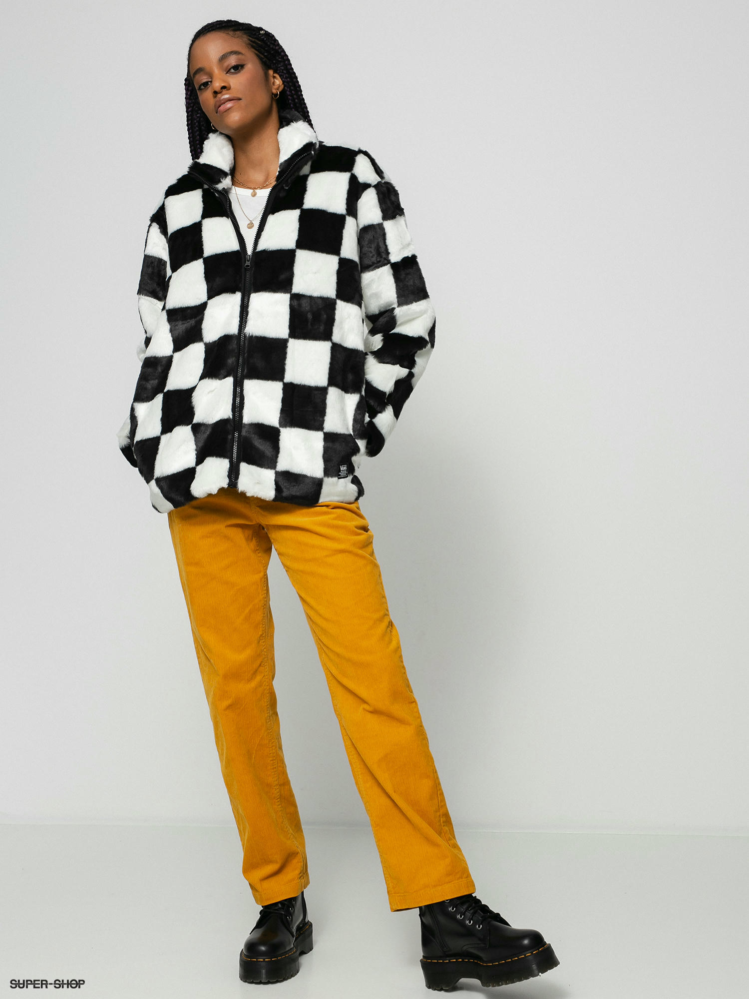 Checkered vans sale jacket