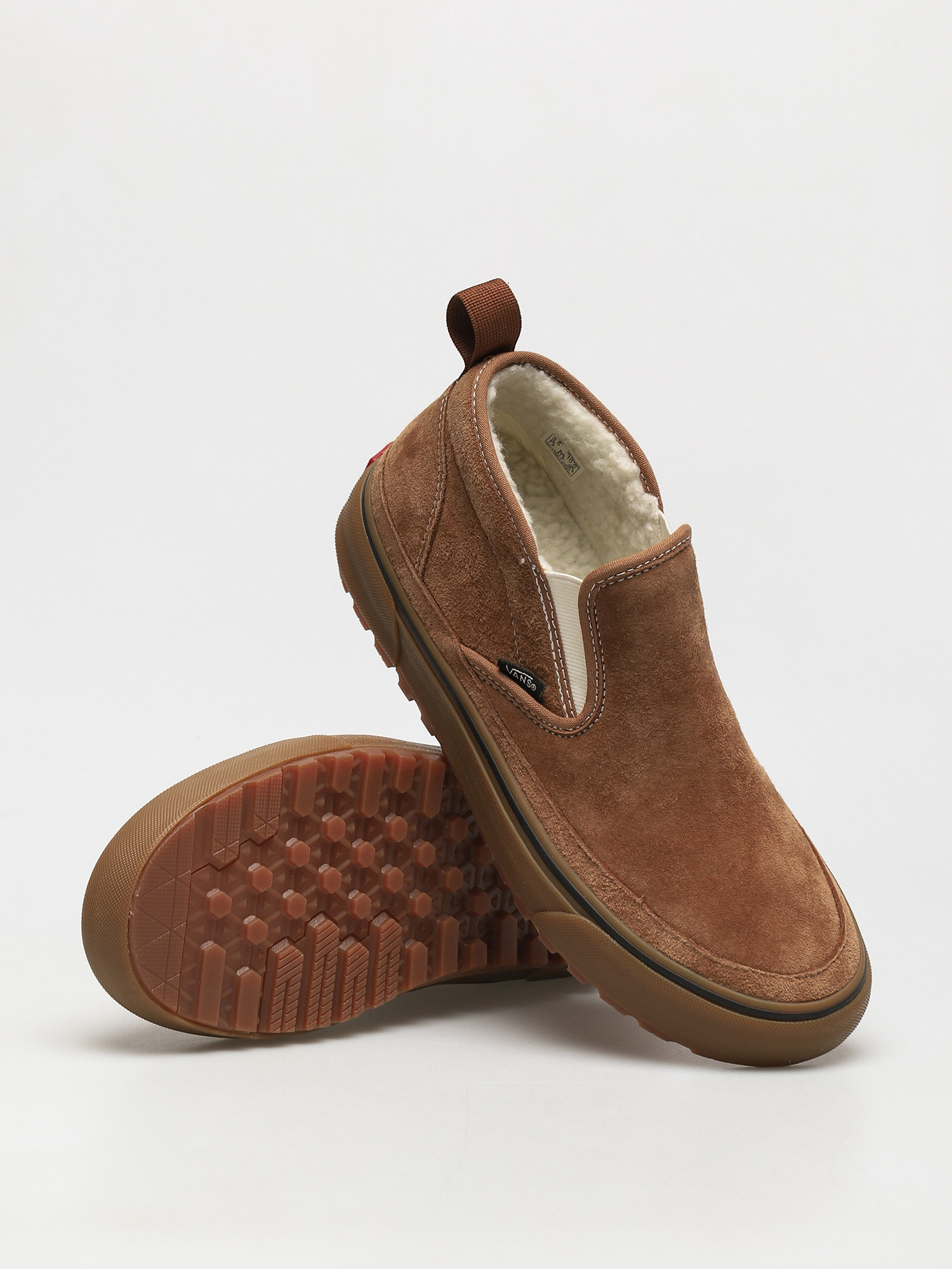 Vans Mid Slip MTE 1 Shoes (chipmunk/gum/suede)