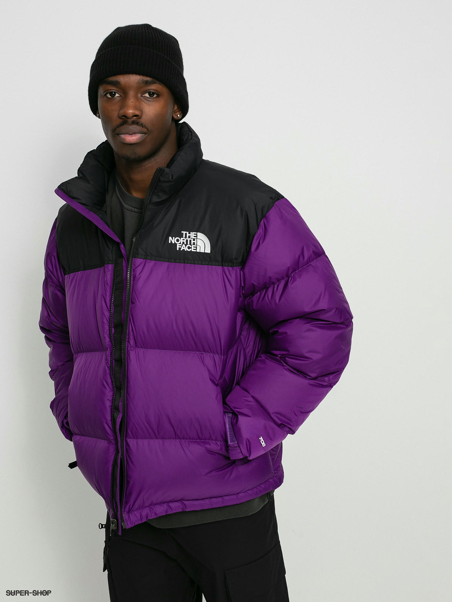nuptse jacket purple