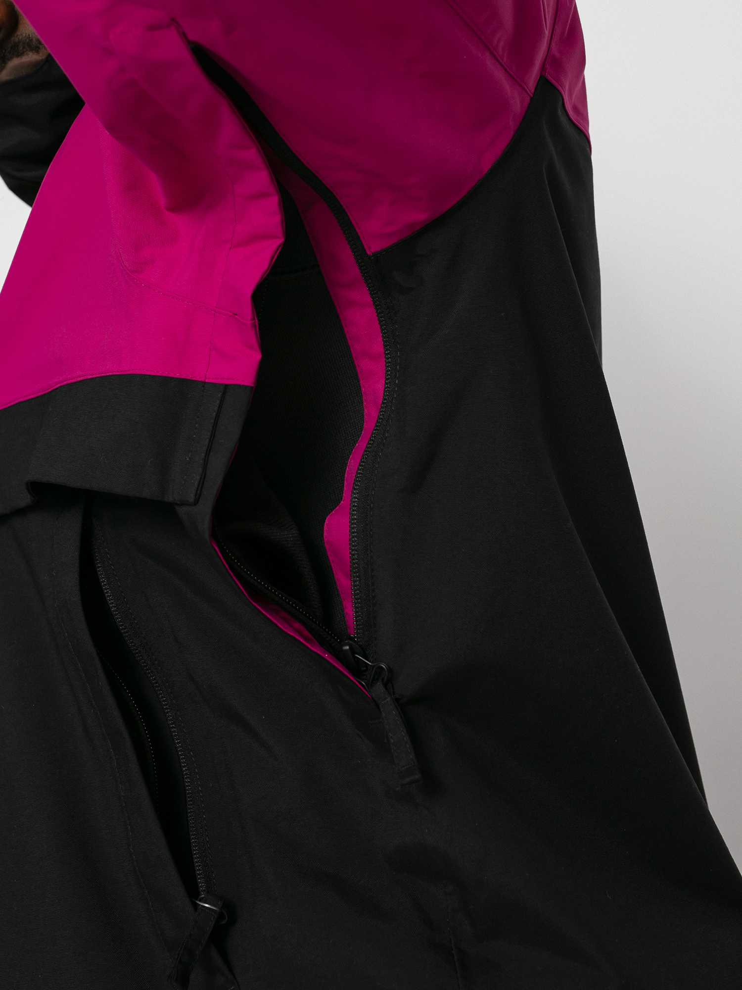 Mens The North Face Silvani Anorak Snowboard jacket (roxbury pink/tnf black)