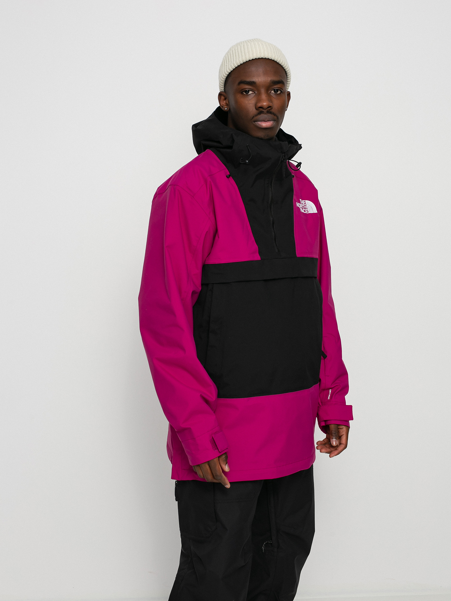 Mens The North Face Silvani Anorak Snowboard jacket (roxbury pink/tnf black)