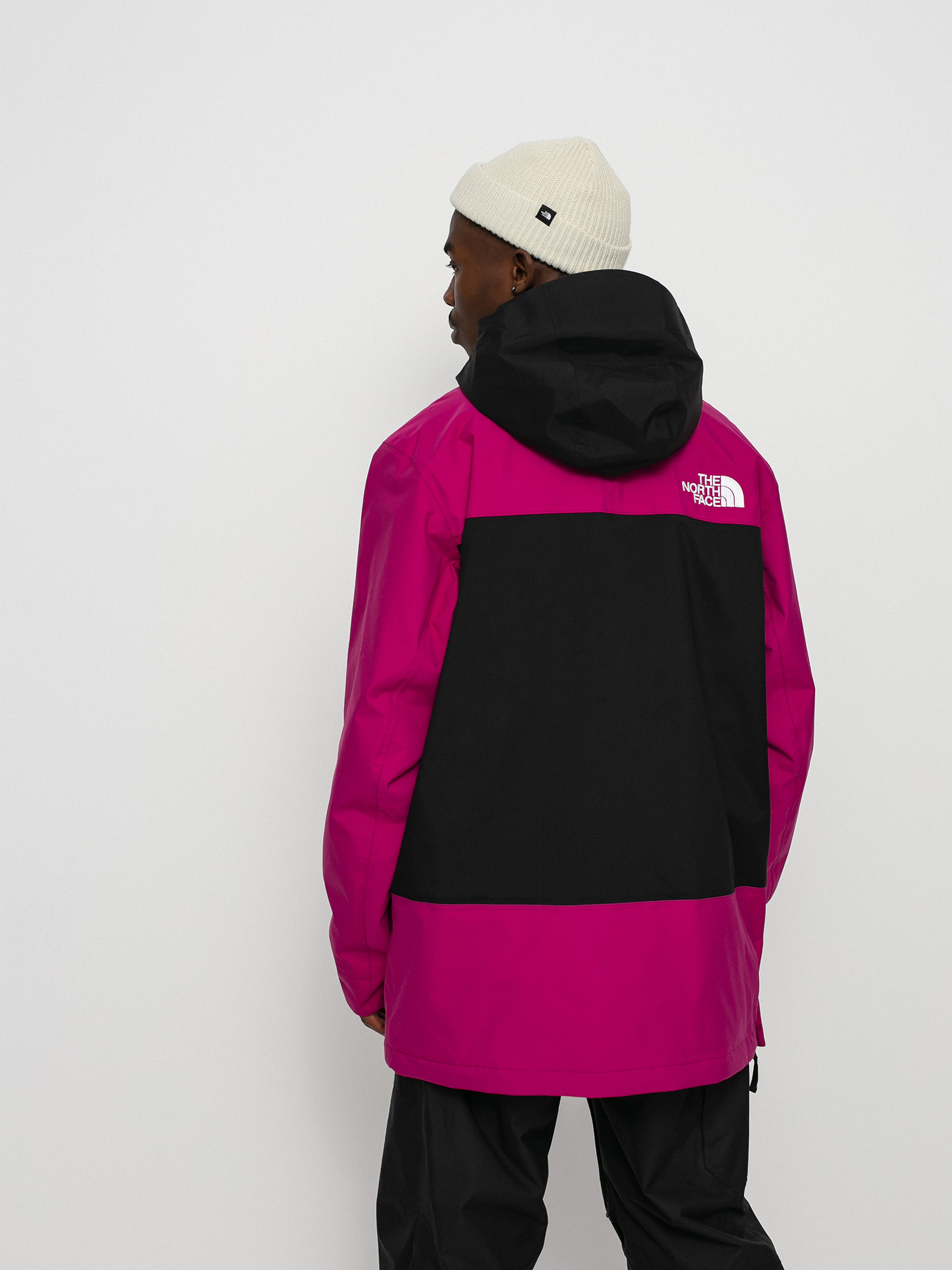 Herren The North Face Silvani Anorak Snowboardjacke (roxbury pink/tnf black)