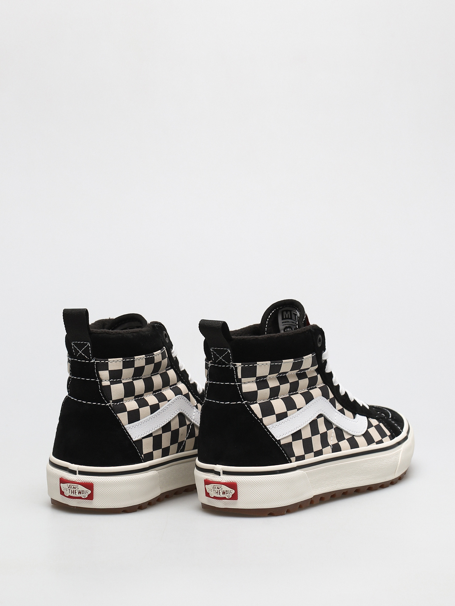 Vans Sk8 Hi MTE 1 Shoes (black/white/checkerboard)