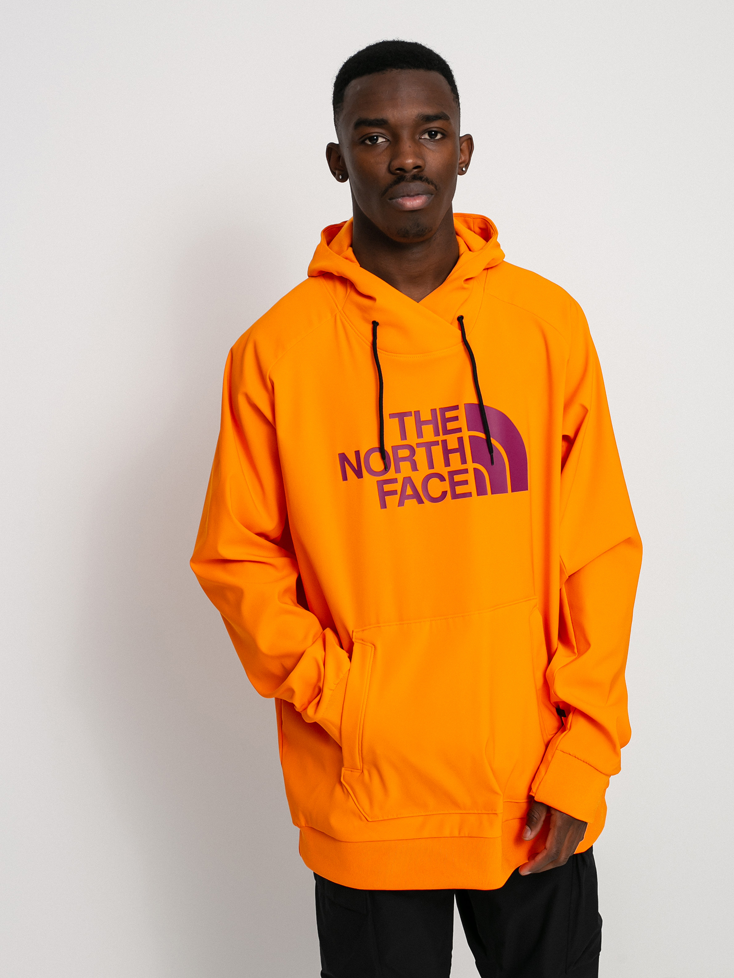 North face orange sweatshirt sale