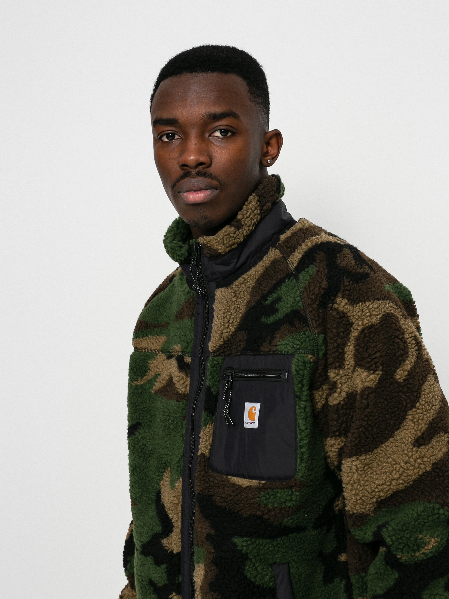 Carhartt WIP Prentis Liner Jacke (camo laurel/black)