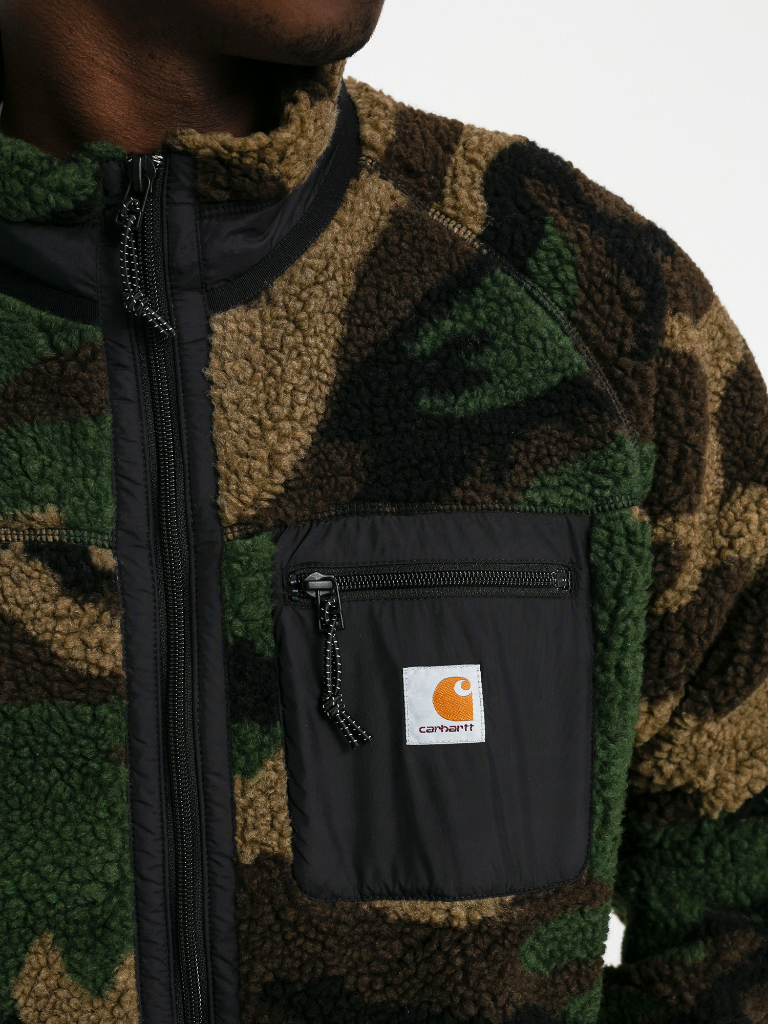 Carhartt WIP Prentis Liner Jacke (camo laurel/black)