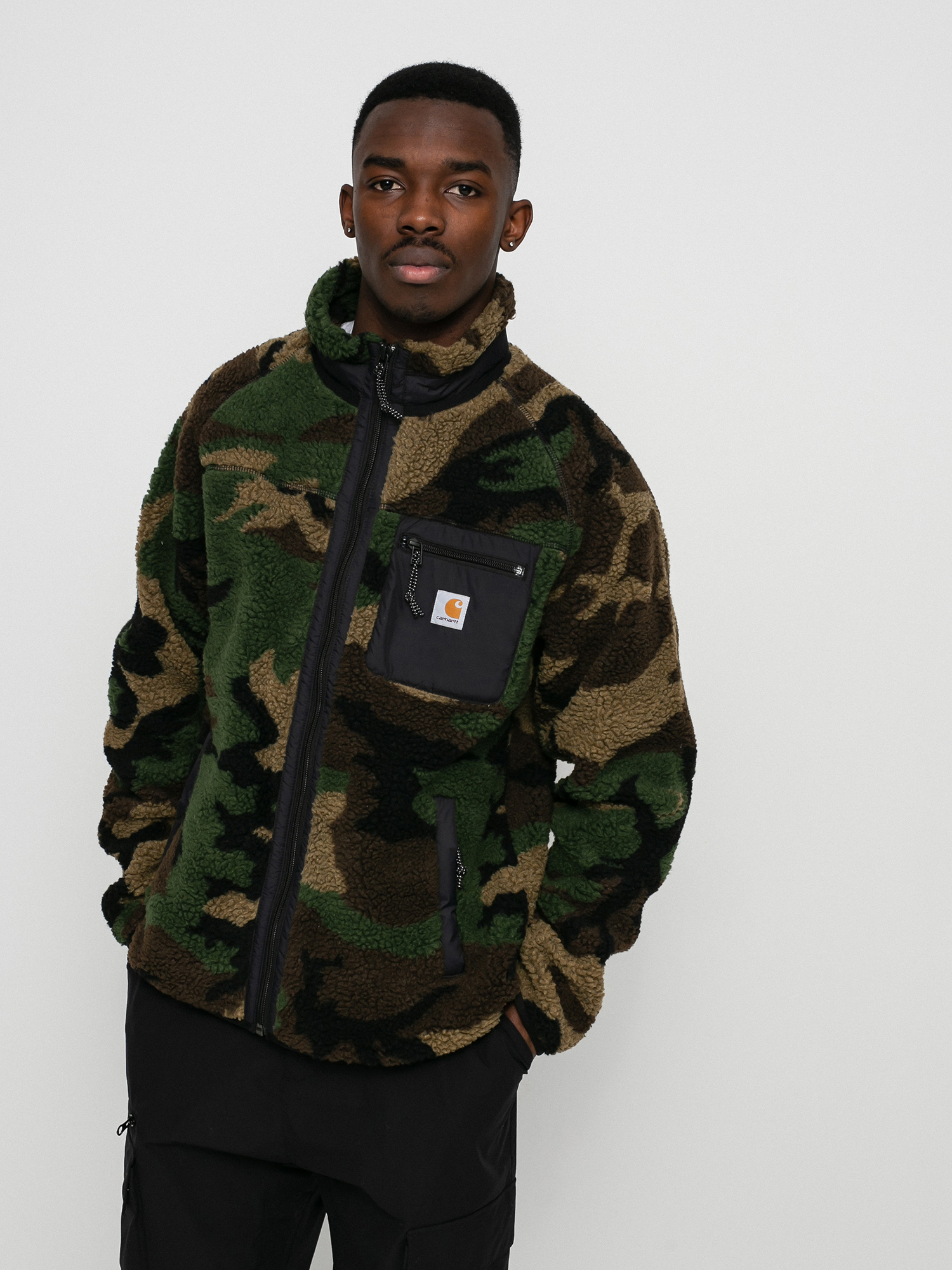 Carhartt WIP Prentis Liner Jacke (camo laurel/black)