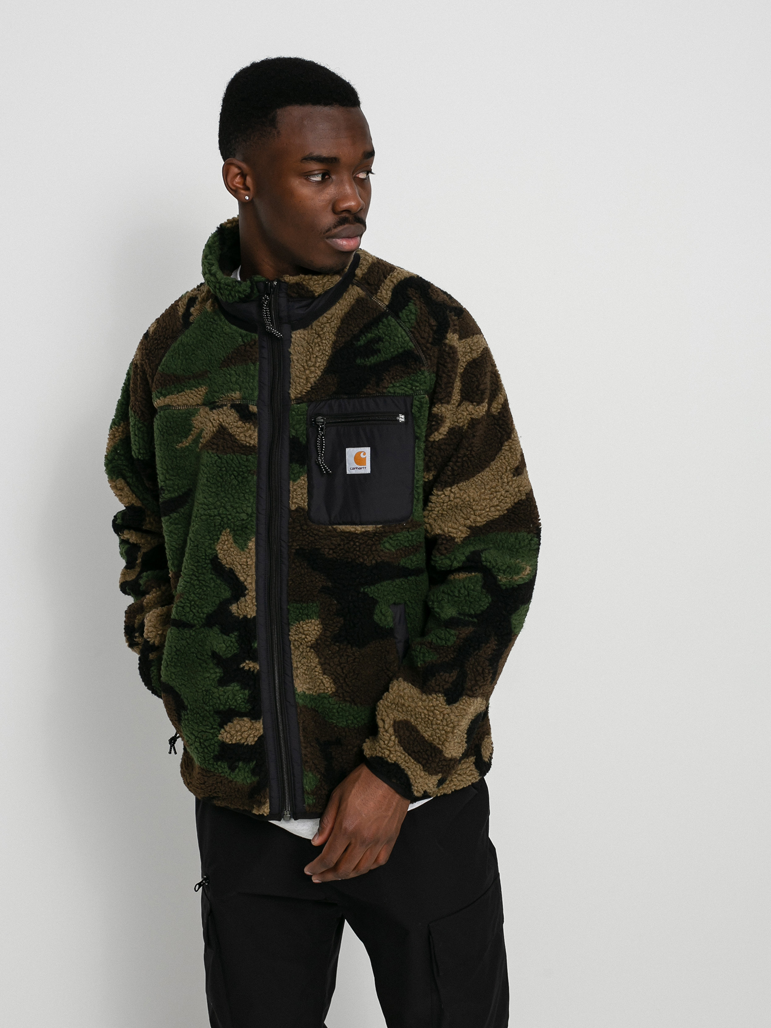 Carhartt WIP Prentis Liner Jacke (camo laurel/black)