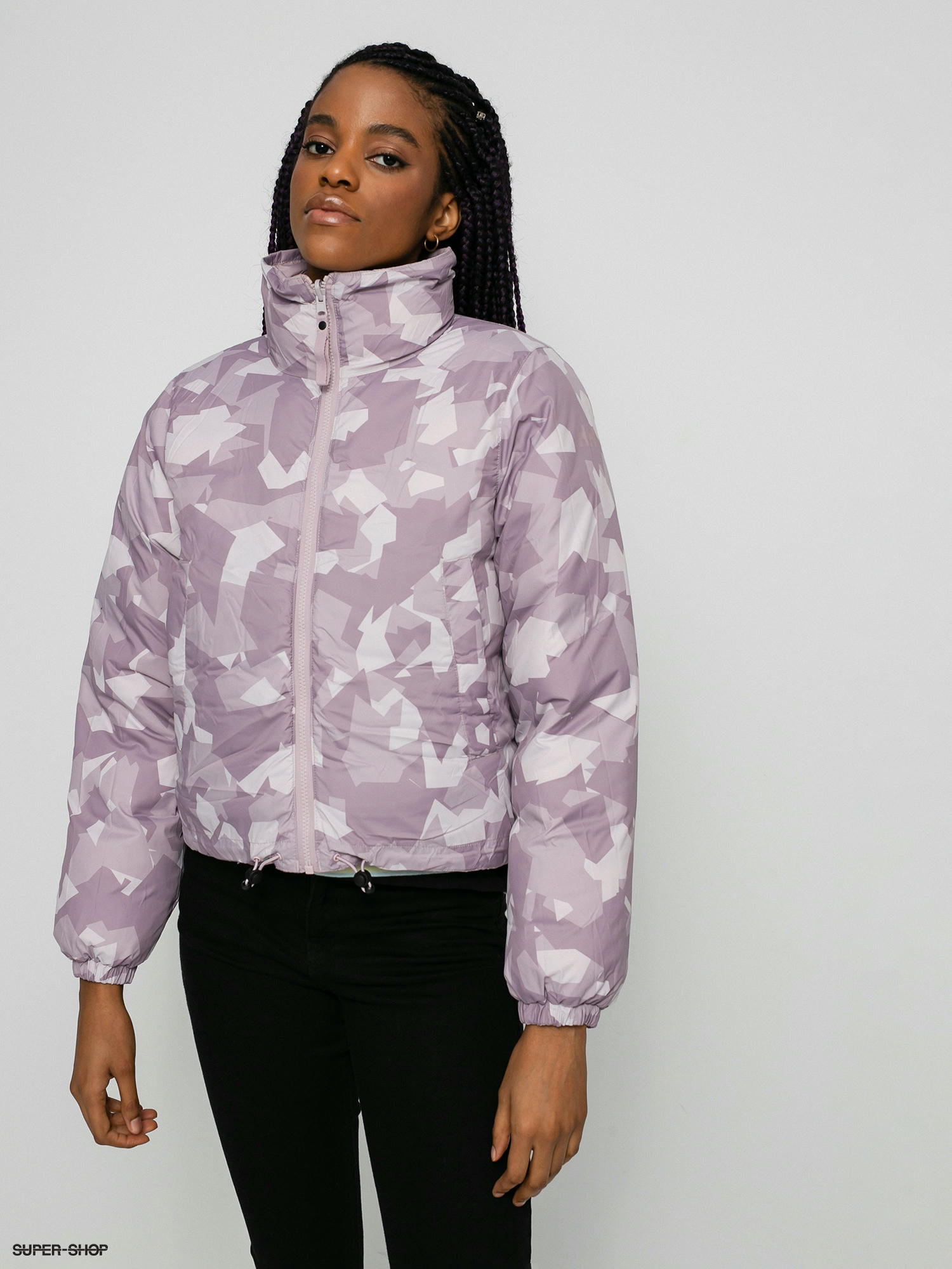 Camo reversible outlet puffer jacket