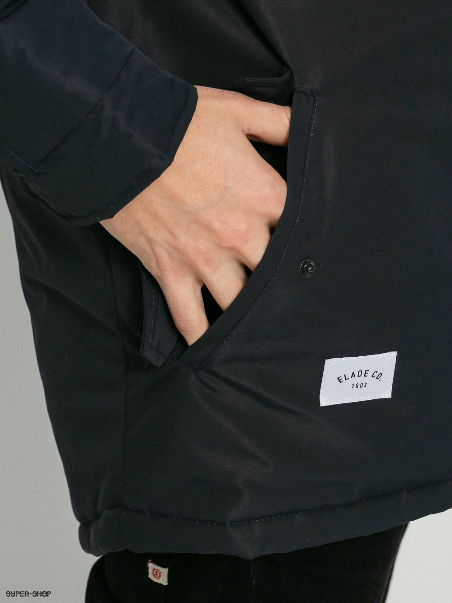 Elade Winter Parka Icon Mini Logo Jacket (navy blue)