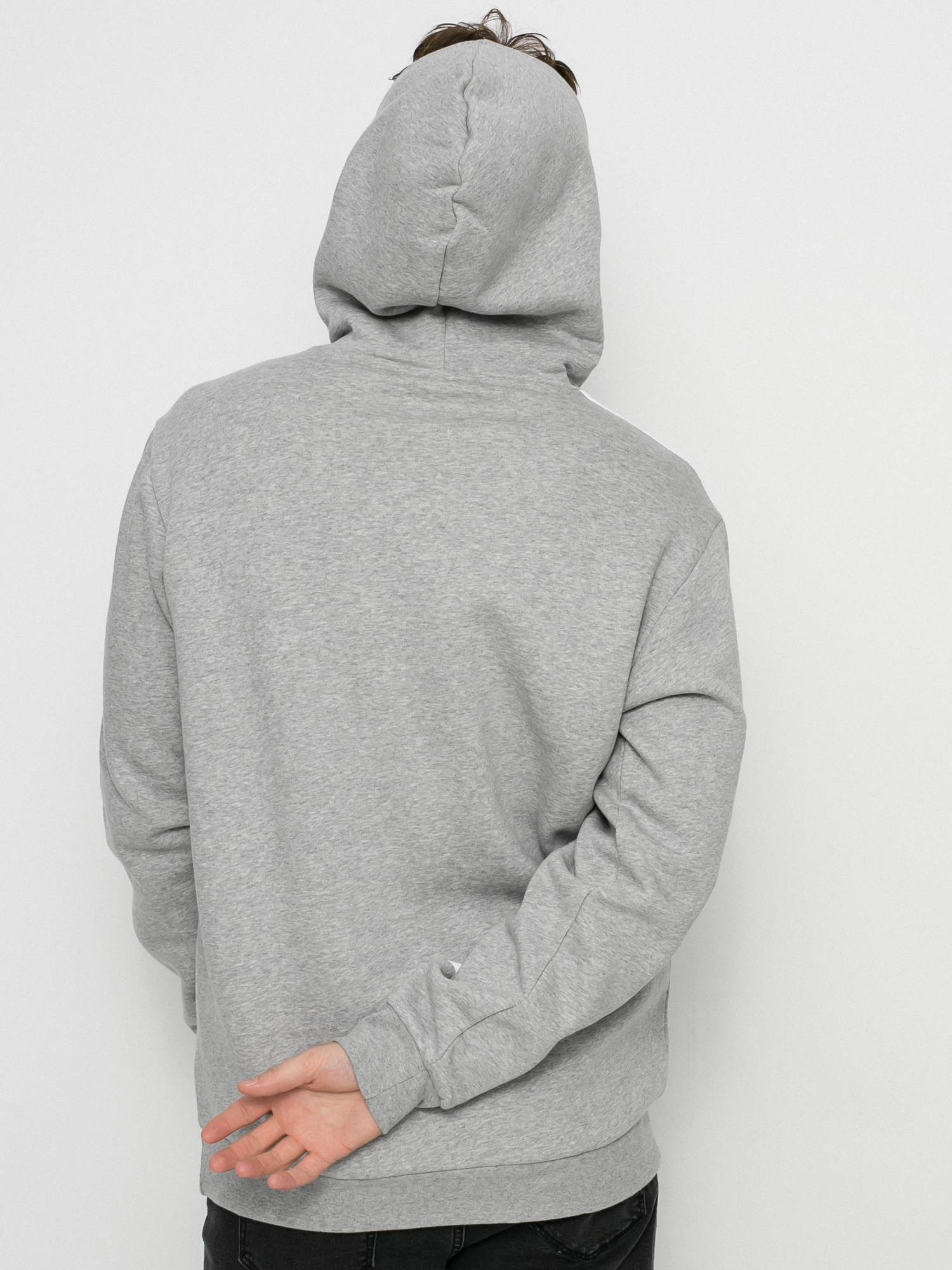 adidas Originals 3 Stripes HD Hoodie (medium grey heather)