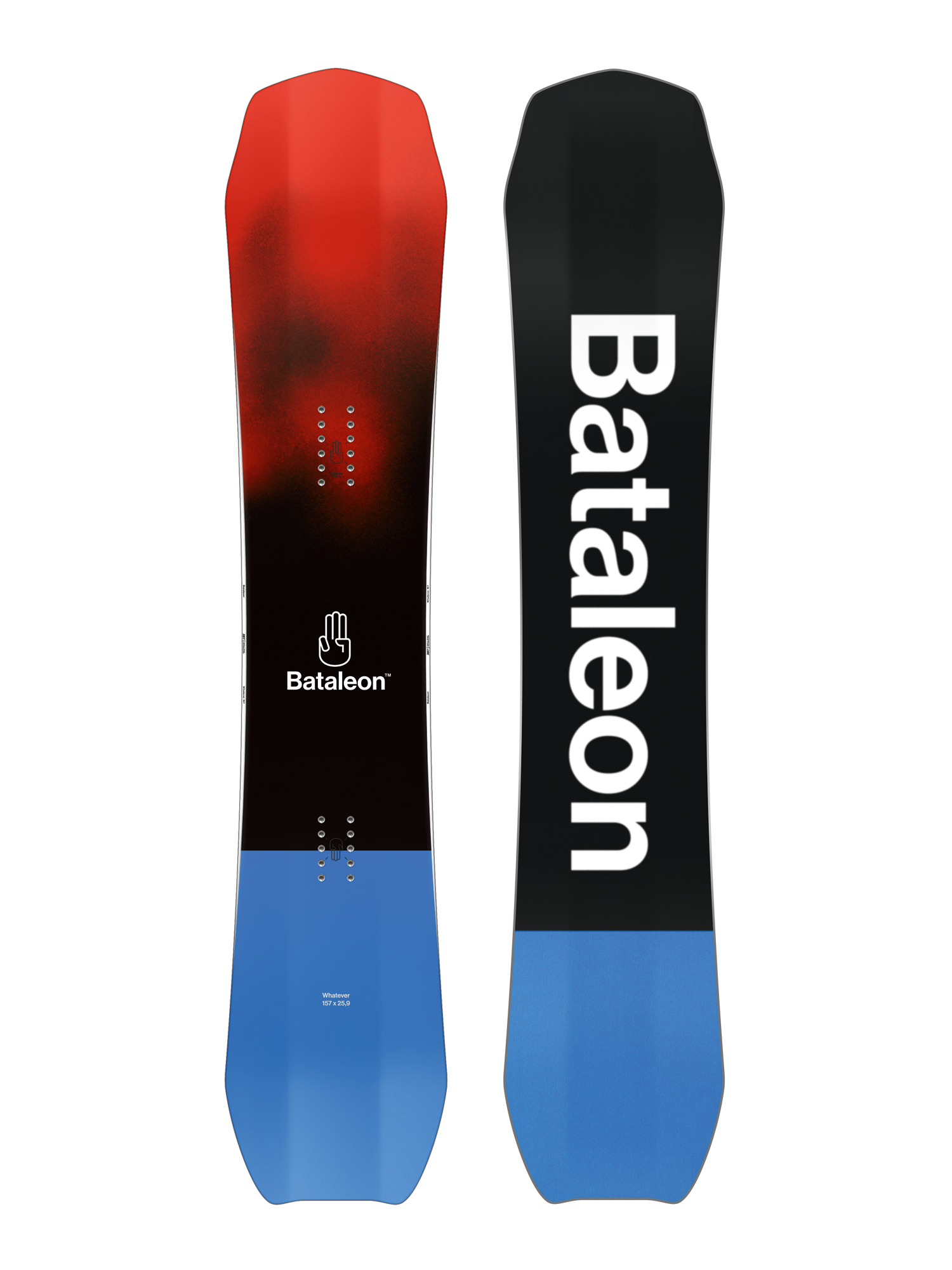 Bataleon Whatever Snowboard - multicolor (black/white/blue)