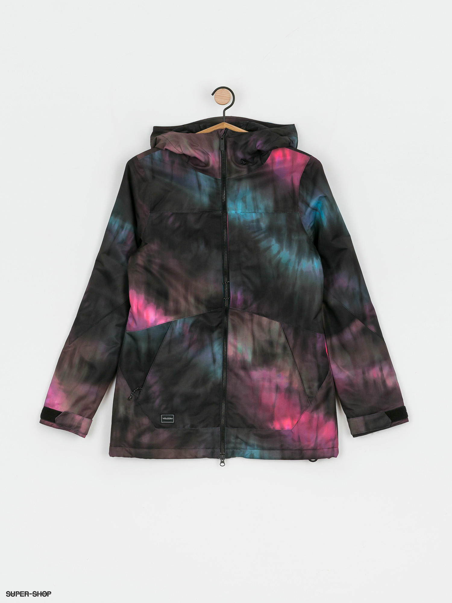 volcom tie dye snowboard jacket