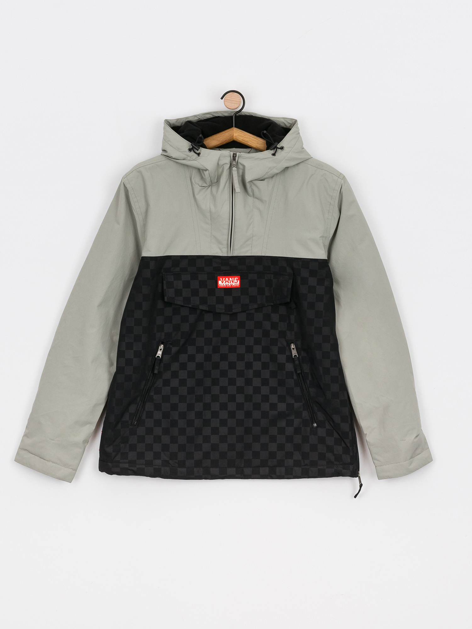 Vans X Napapijri Anorak Jacket (forest frog/black checkerboard)
