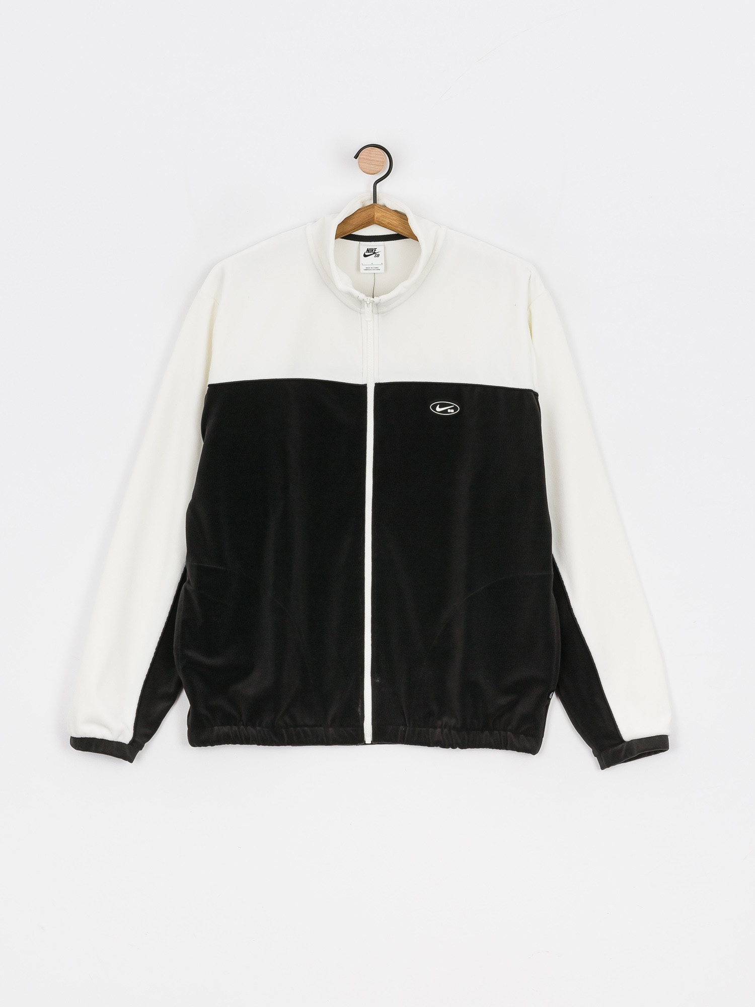 関税/送料込★ Nike NSW Velour Jacket Black White ◇正規品◇NIKE NSW VELOUR JACKET◇関税/送料無料◇男女共用