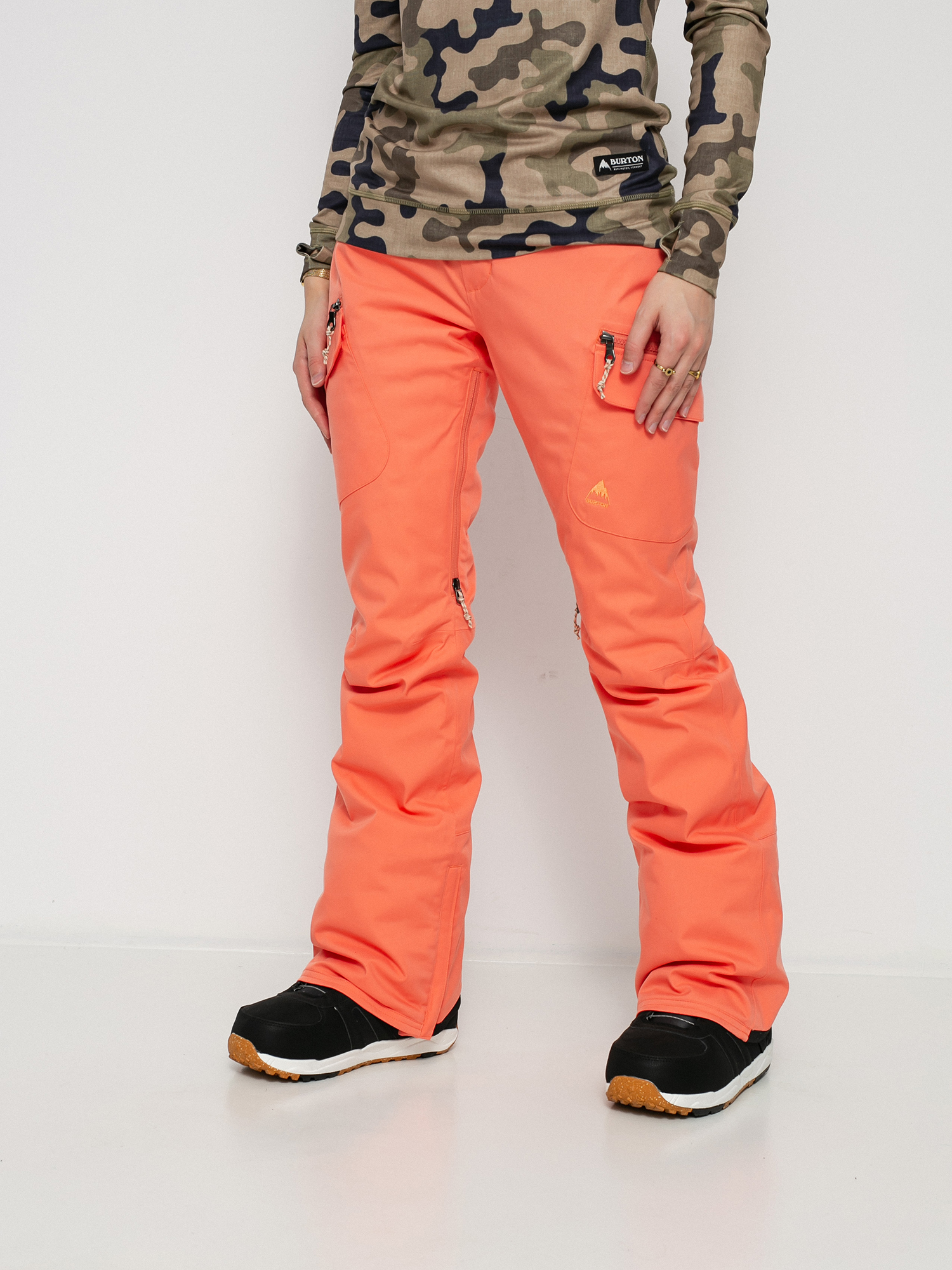 Womens Burton Gloria Insulated Snowboard pants (persimmon)