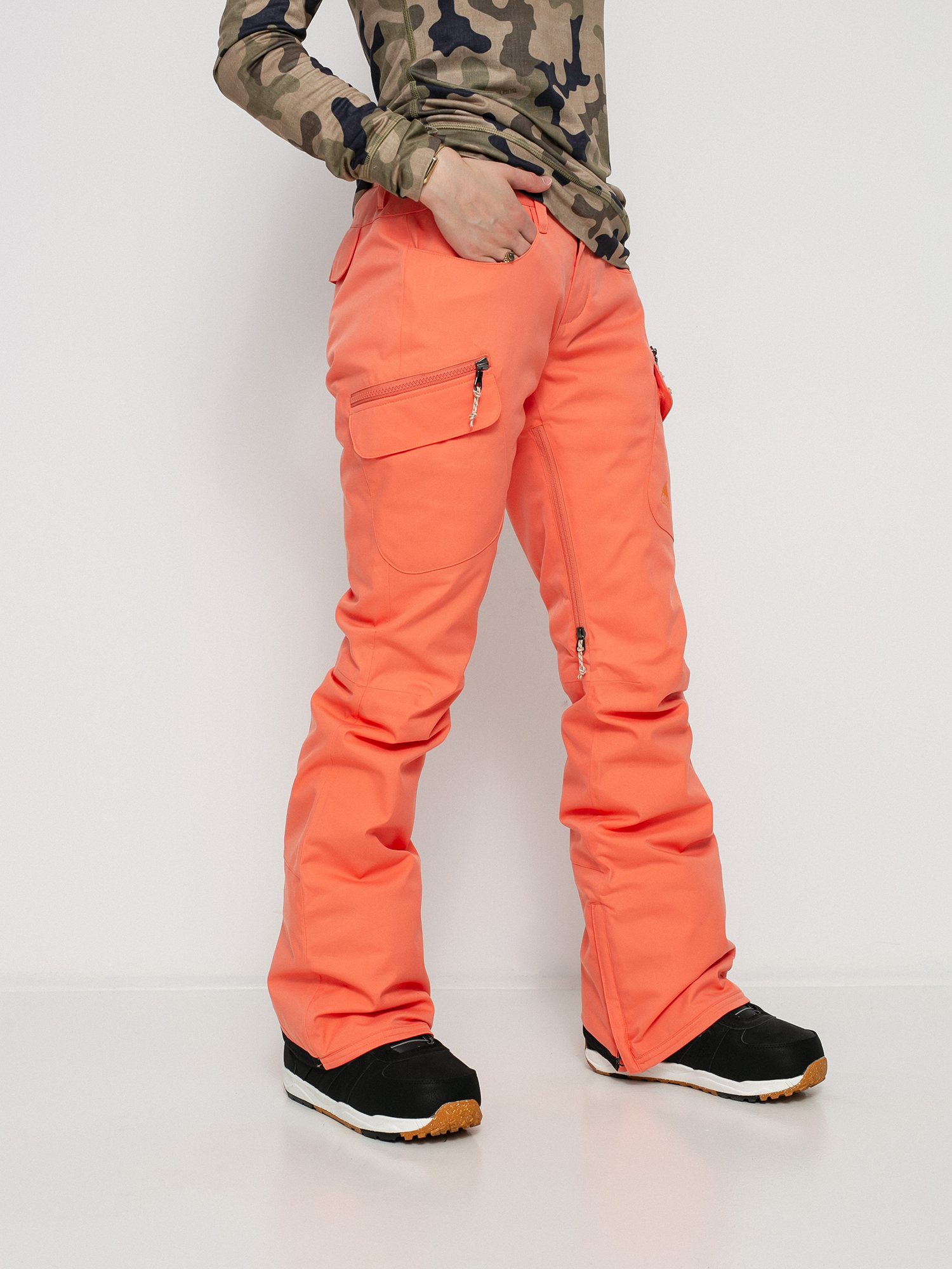 Womens Burton Gloria Insulated Snowboard pants (persimmon)