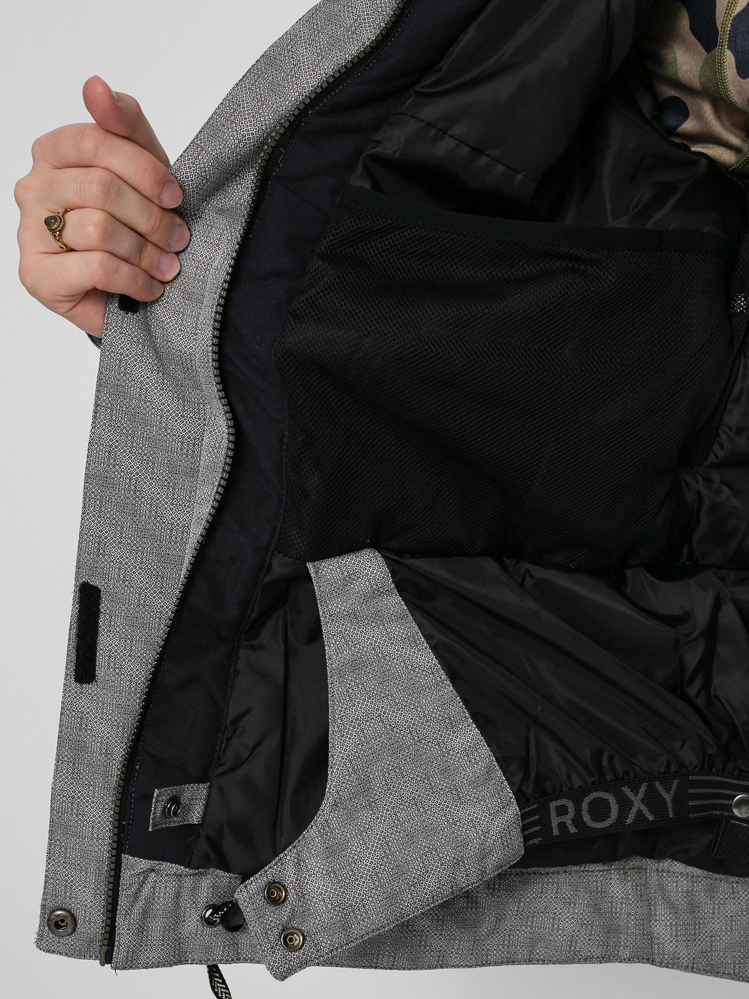 Womens Roxy Meade Snowboard jacket (true black/white)