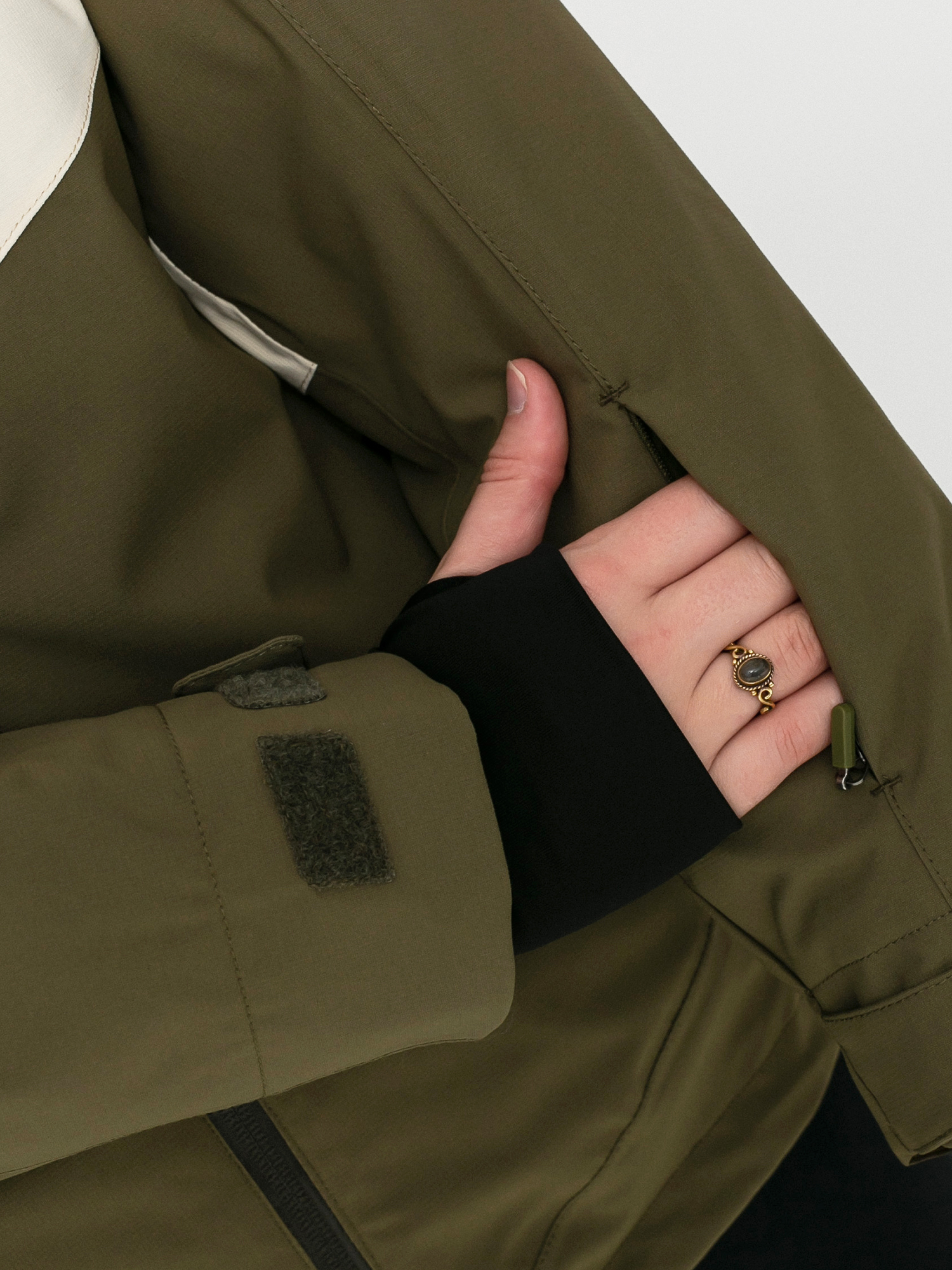 Womens Roxy Winter Haven Snowboard jacket (burnt olive)