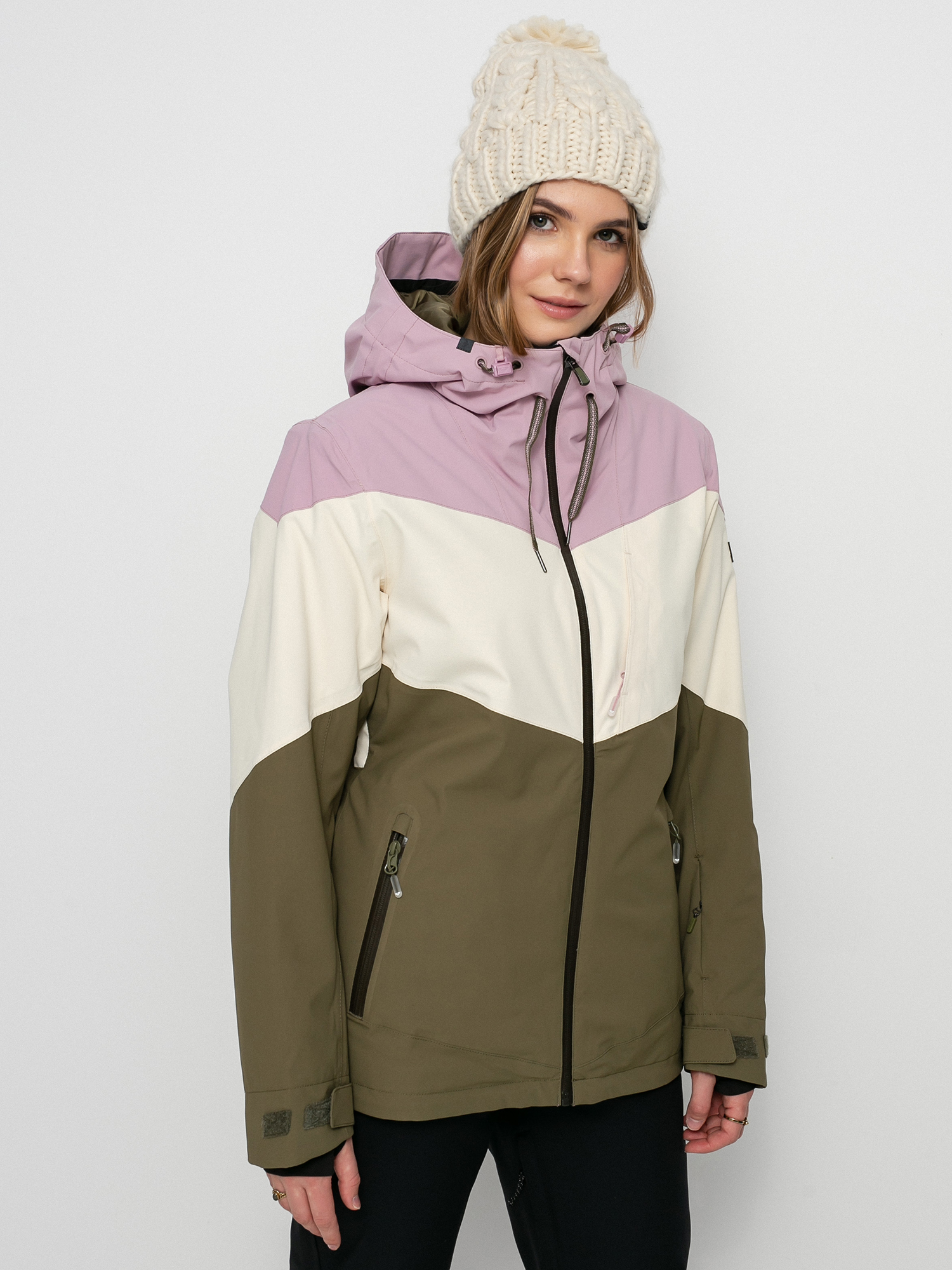 Womens Roxy Winter Haven Snowboard jacket (burnt olive)