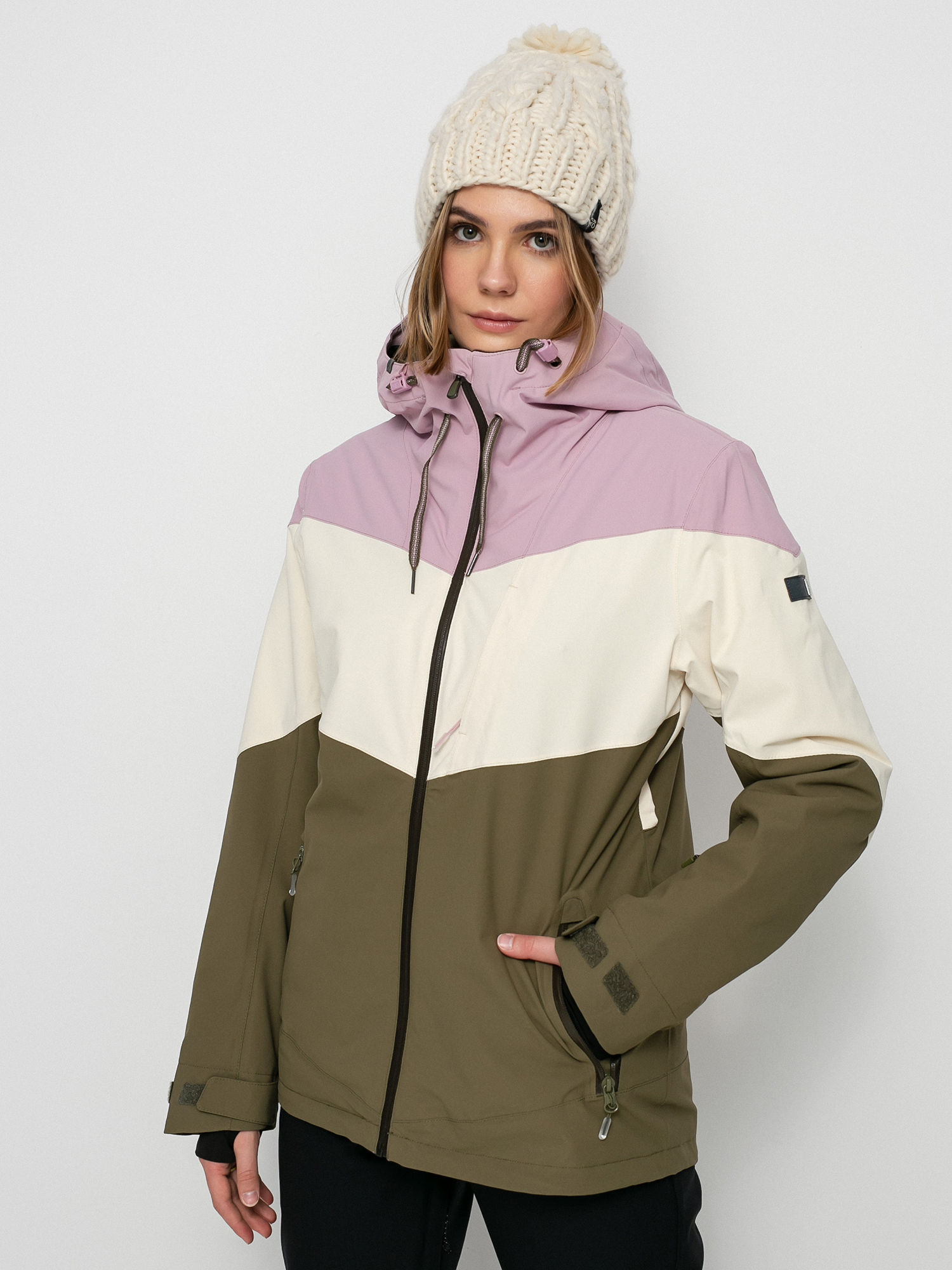 Womens Roxy Winter Haven Snowboard jacket (burnt olive)