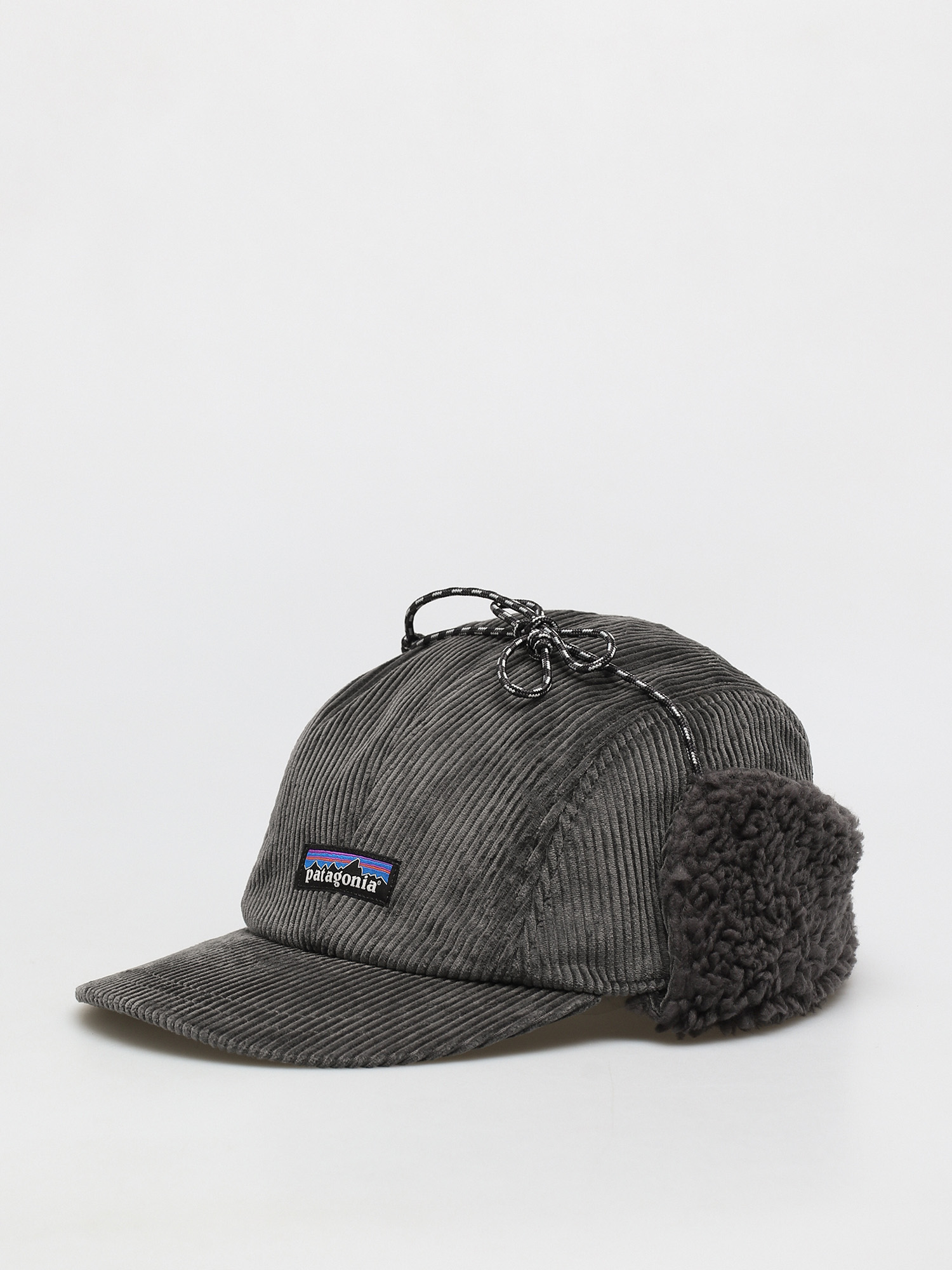 Patagonia Corduroy Ear Flap Cap grey (forge grey)