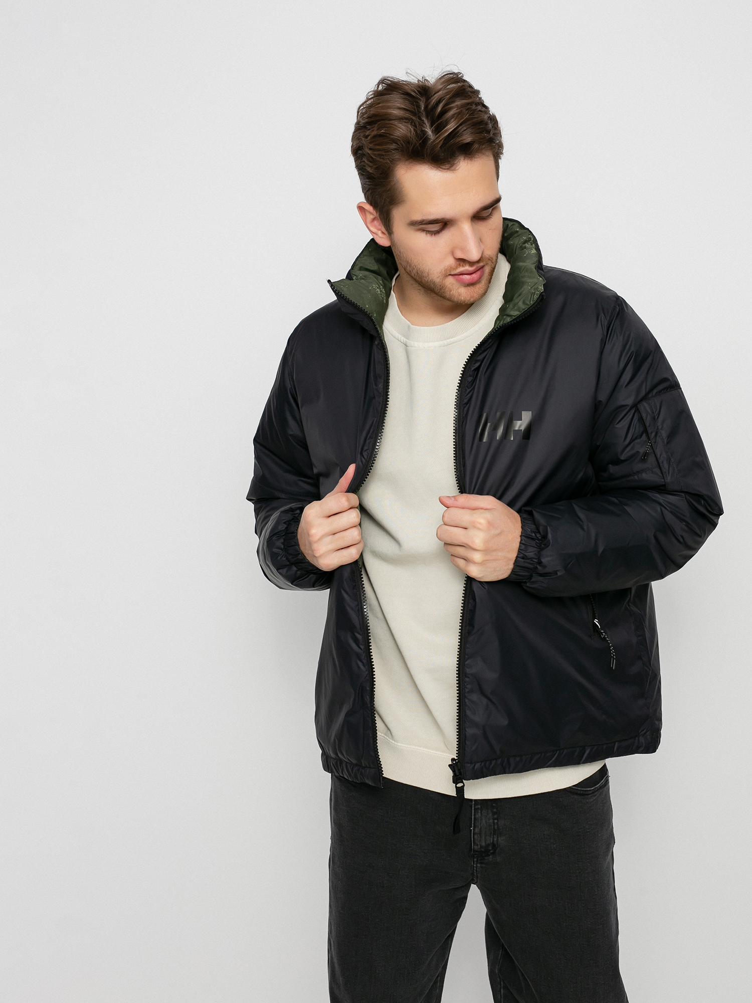 Helly Hansen Active Reversible Aop Jacket (black)