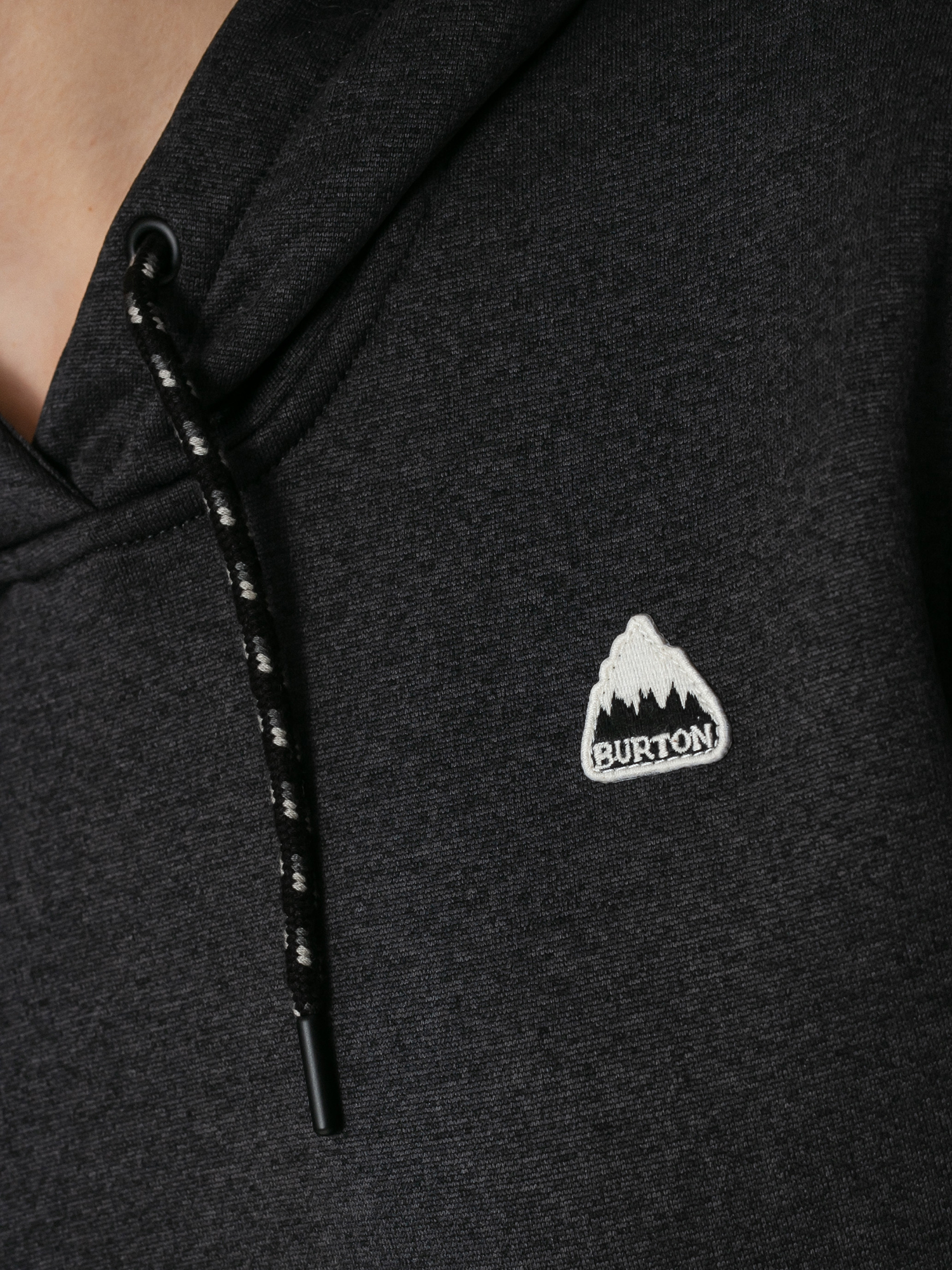 Damen Burton Oak HD Hoodie (true black heather)