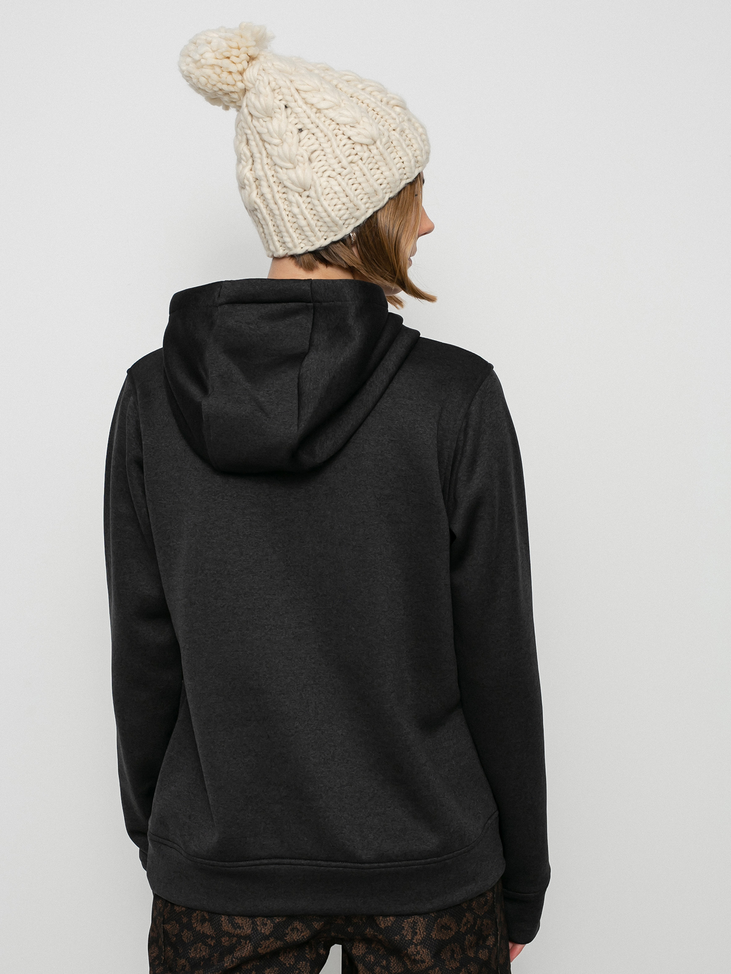 Damen Burton Oak HD Hoodie (true black heather)