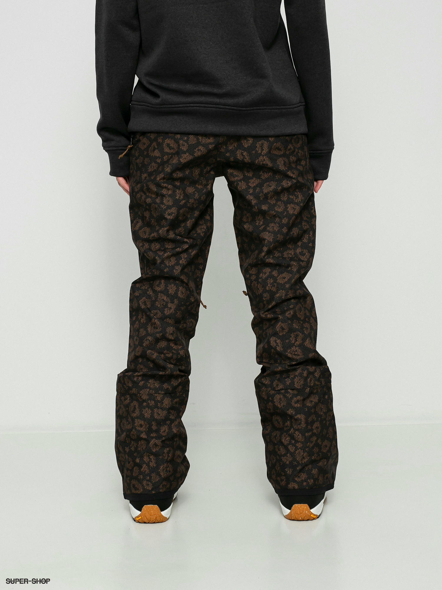 womens leopard print snowboard pants