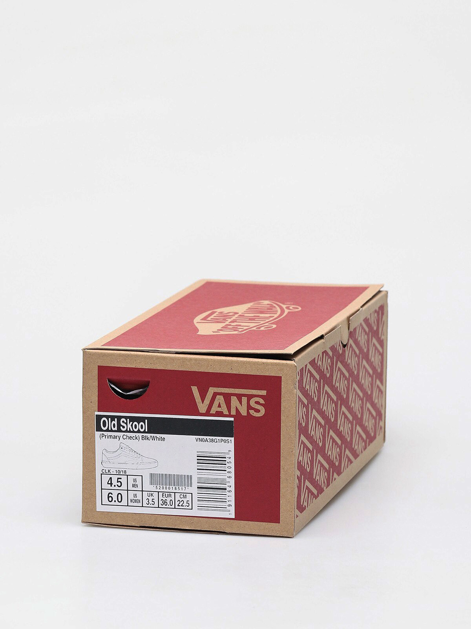 Vans primary check old hotsell skool noir