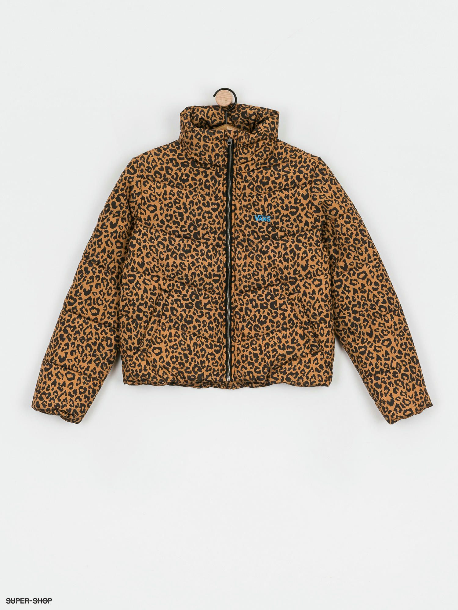 vans leopard coat