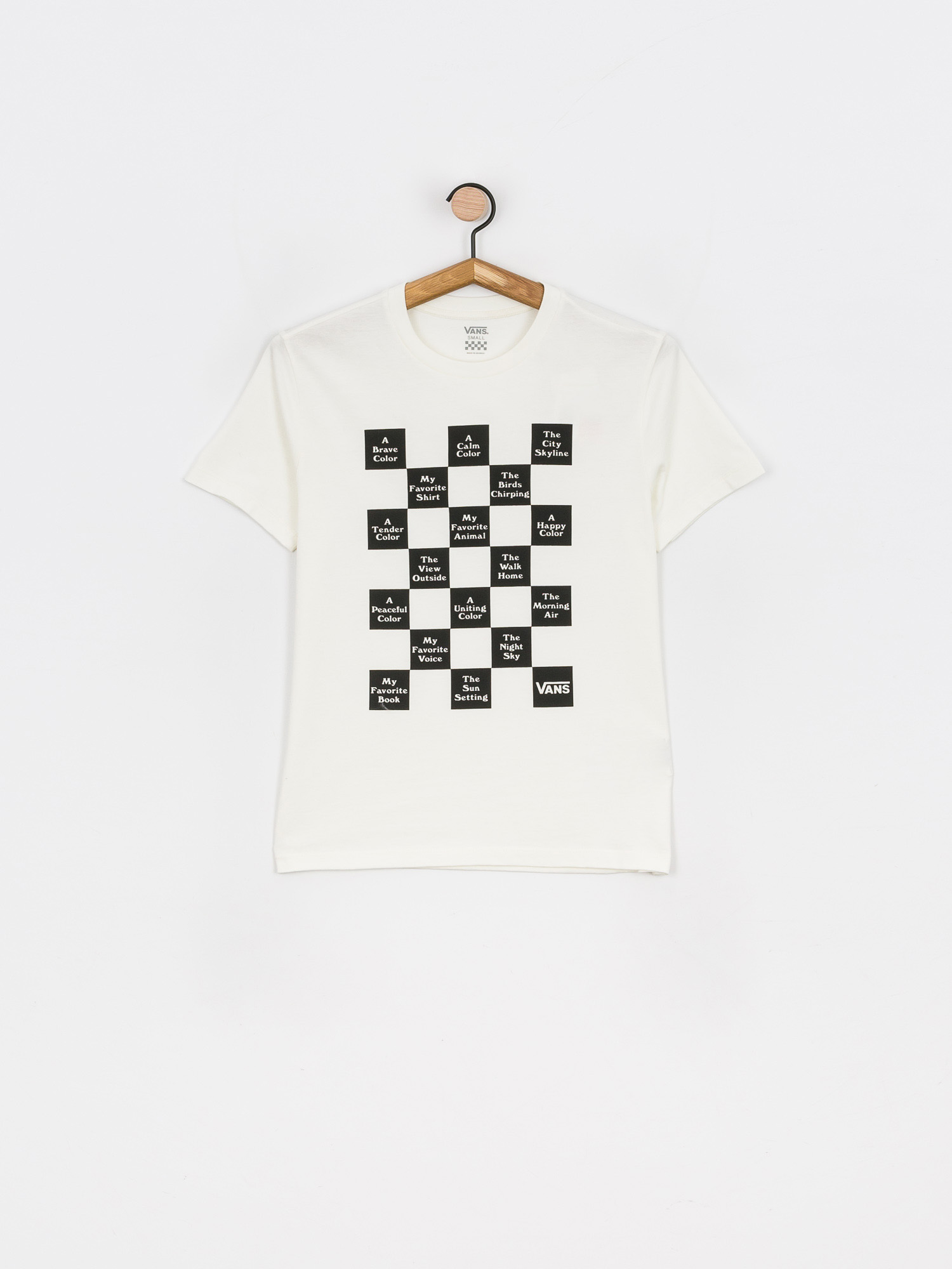 Vans Checkerboard Day T-shirt Wmn (marshmallow)