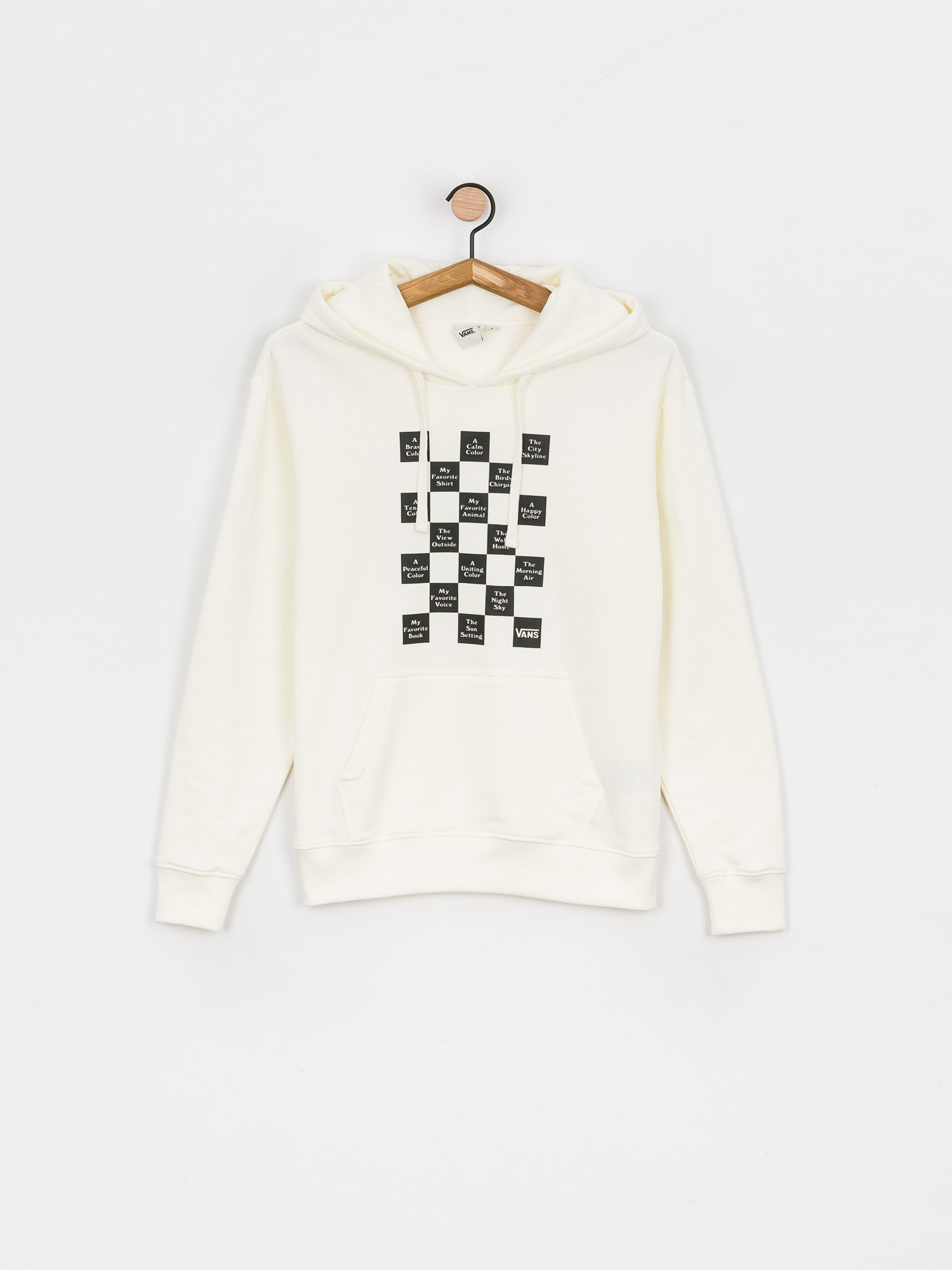 Vans Checkerboard Day HD Hoodie Wmn (marshmallow)