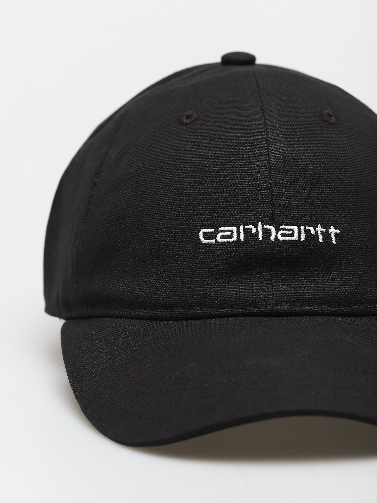 Carhartt WIP Canvas Script Cap (black/white)