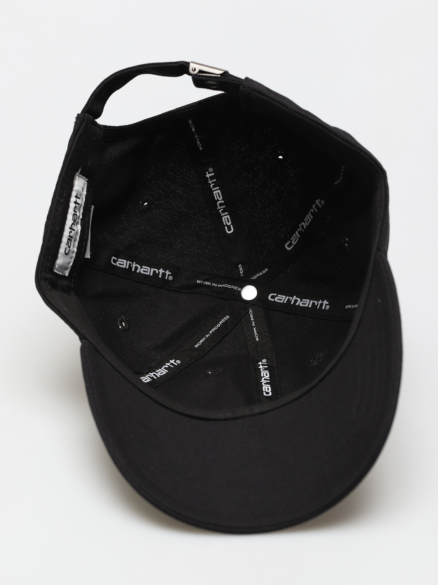 Carhartt WIP Canvas Script Cap (black/white)