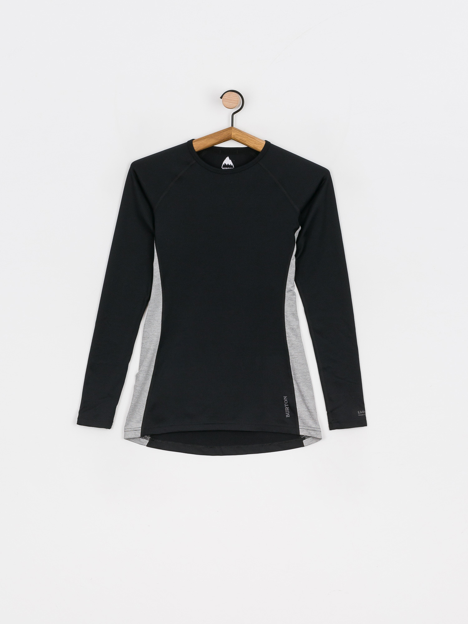 Damen Burton Midweight X Base Layer Funktionslongsleeve (true black)