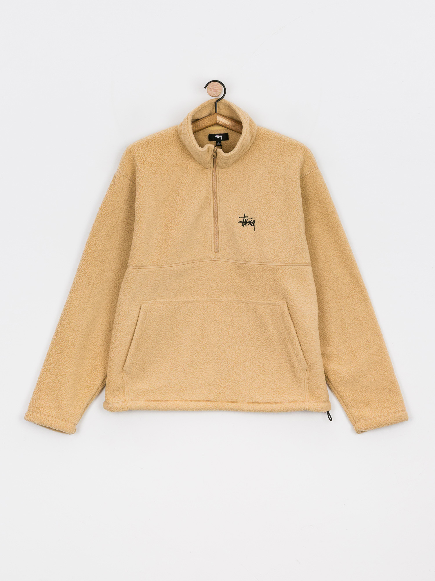 TFW49 MOCK NECK HALF ZIP BEIGE サイズM MOCK NECK HALF ZIP L/S TEE | TFW49（ティーエフダブリュー